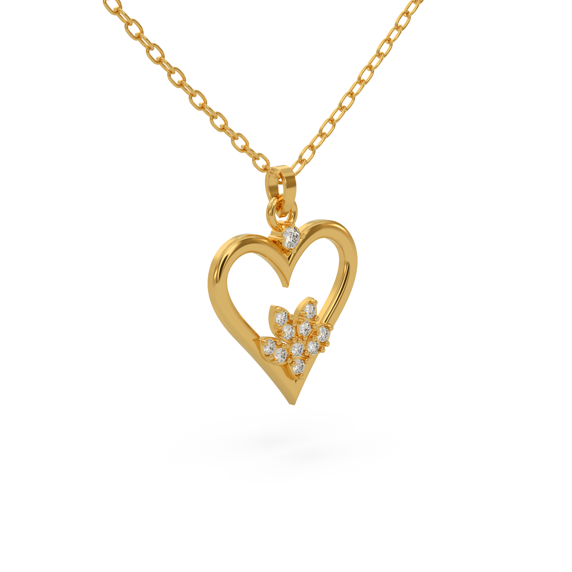 Brilliant Heart Diamond Pendant