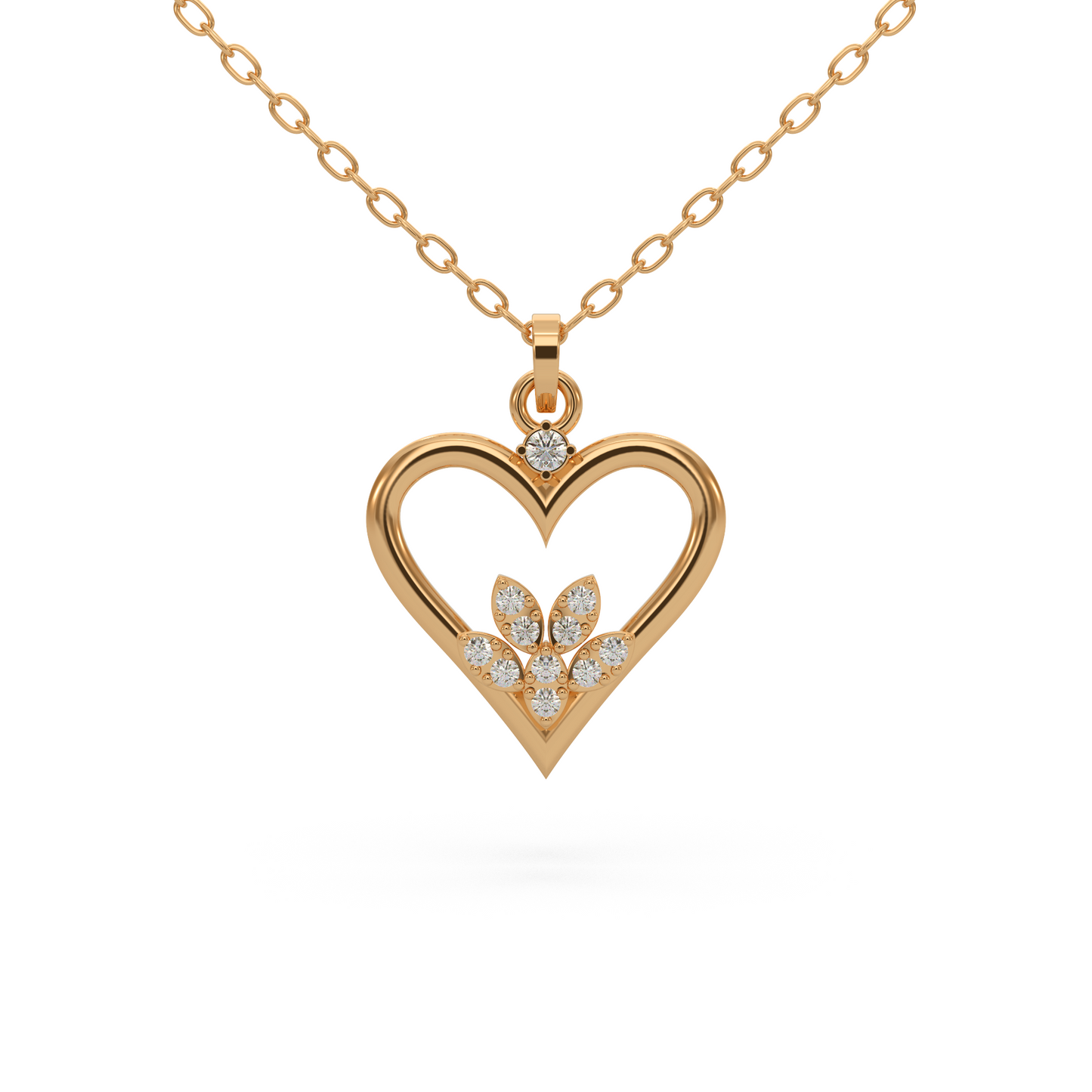 Brilliant Heart Diamond Pendant