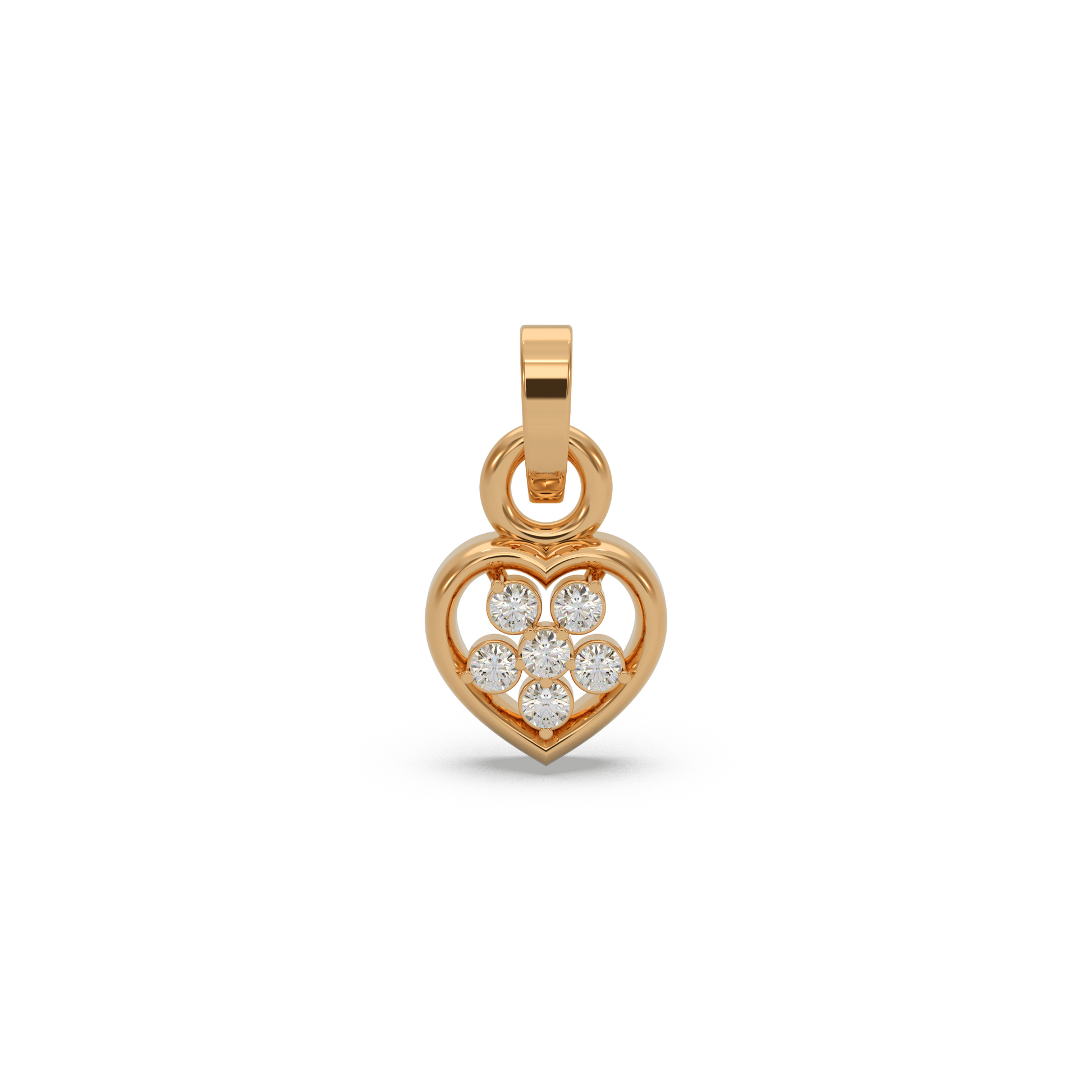 14 Kt Yellow Gold Diamond Charms & Pendants