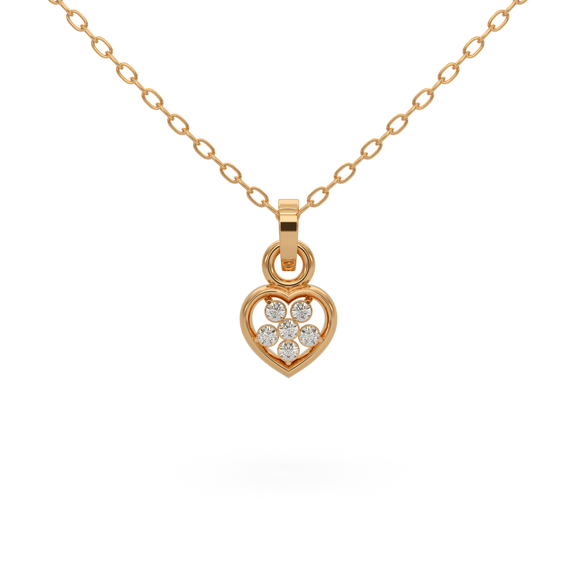 14 Kt Yellow Gold Diamond Charms & Pendants