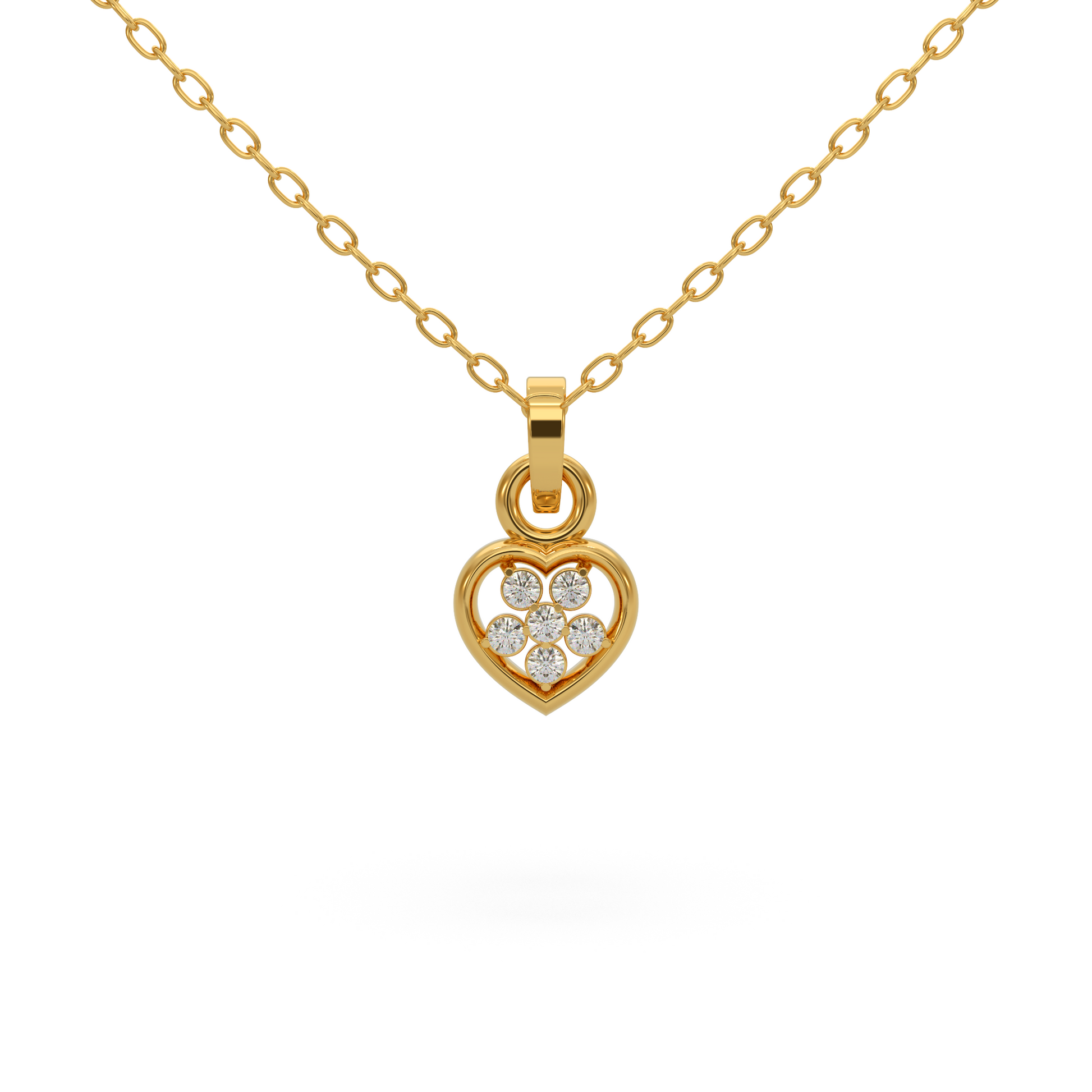 14 Kt Yellow Gold Diamond Charms & Pendants