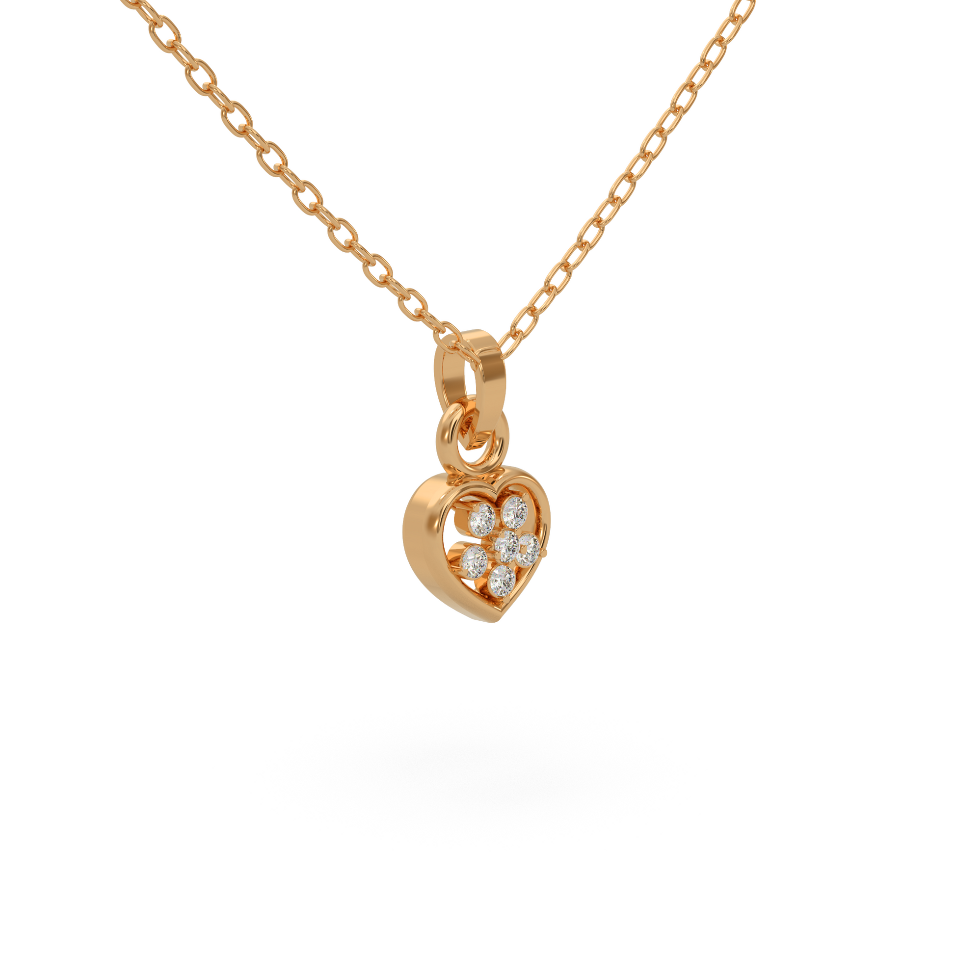 14 Kt Yellow Gold Diamond Charms & Pendants