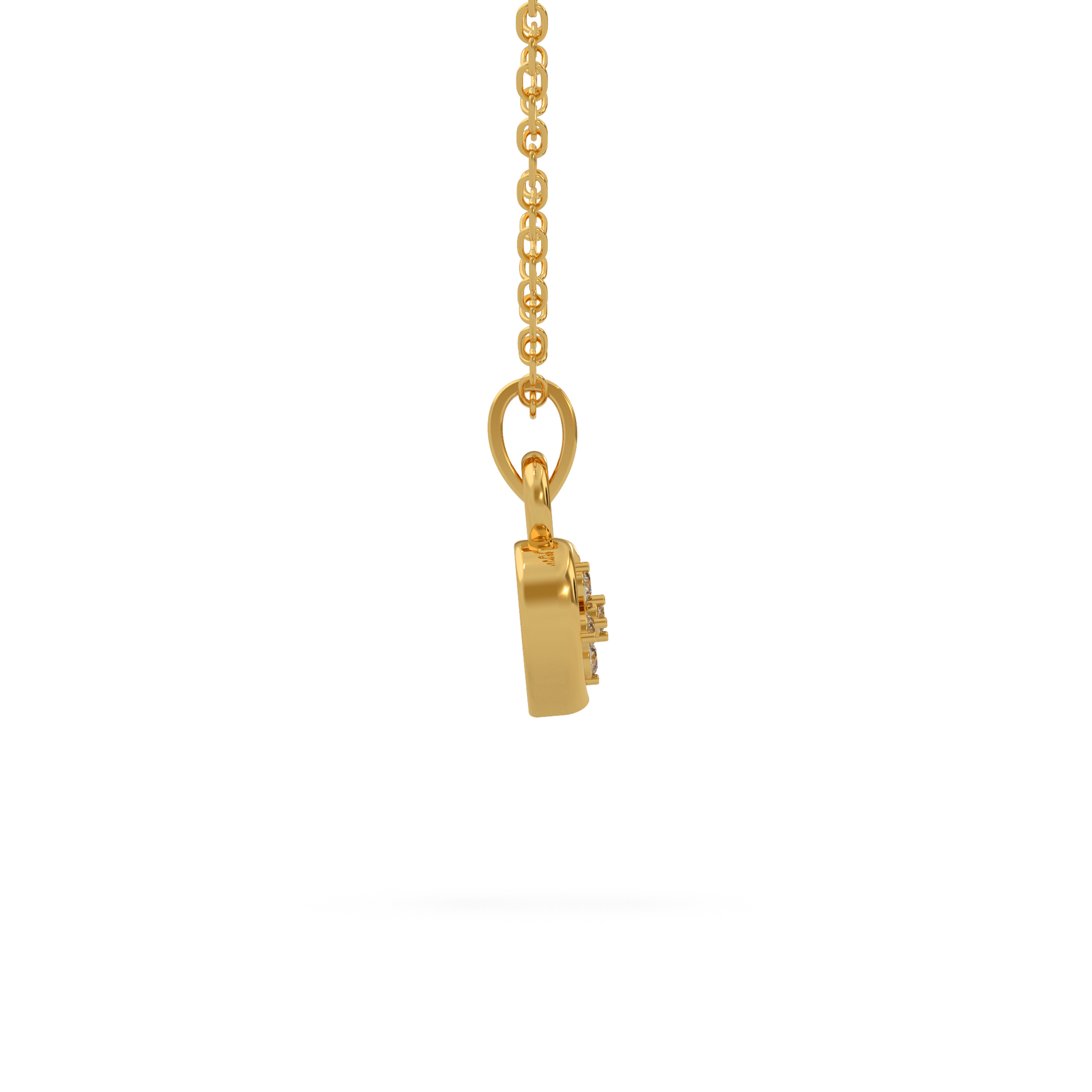 14 Kt Yellow Gold Diamond Charms & Pendants