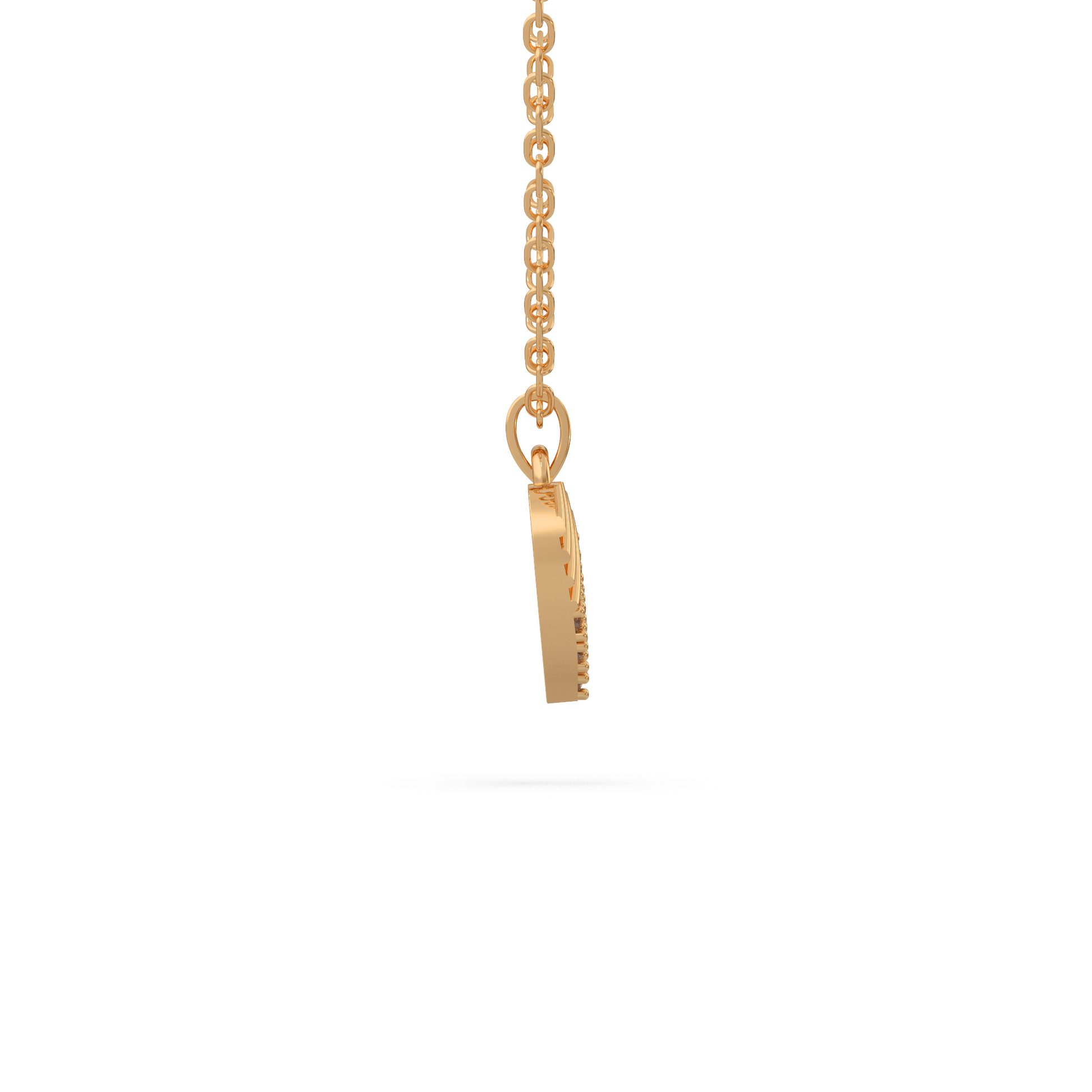 14 Kt Yellow Gold Diamond Charms & Pendants