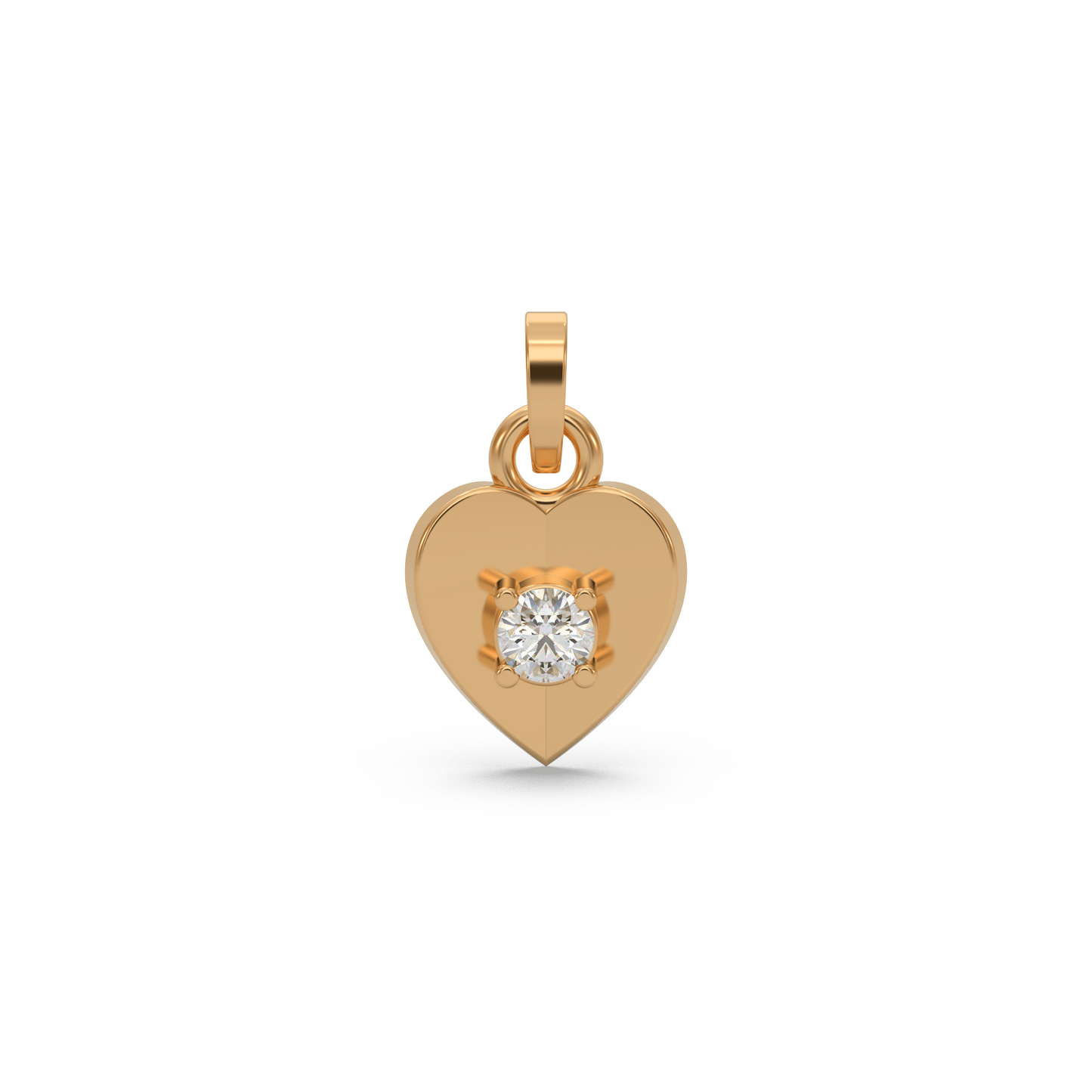 Designer Heart Diamond Pendant