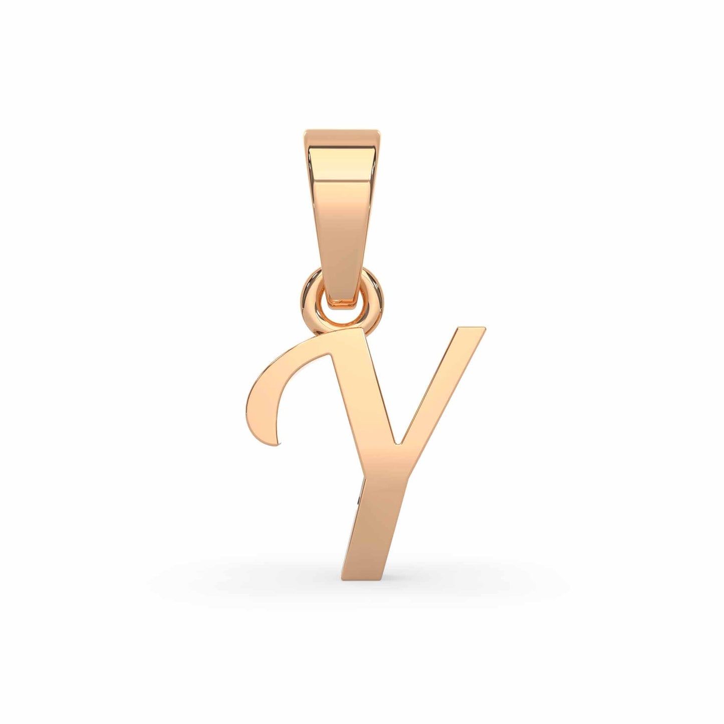 Alphabet Y Gold Charm