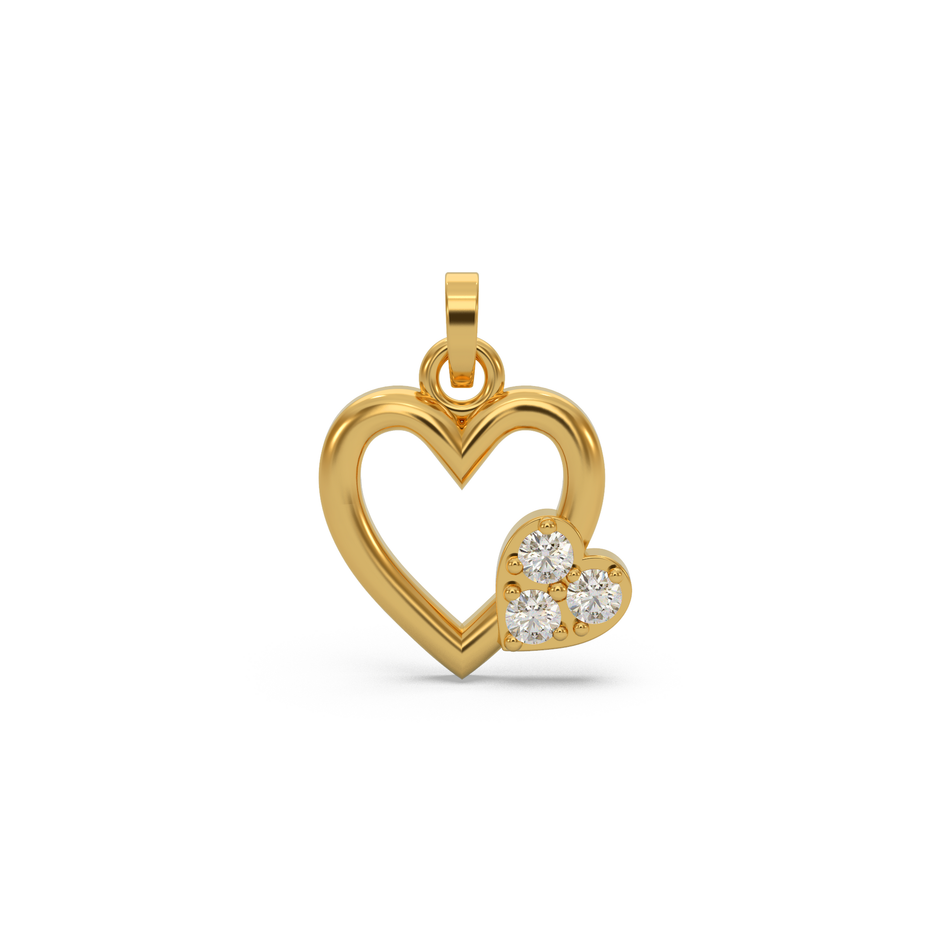 14 Kt Yellow Gold Diamond Charms & Pendants