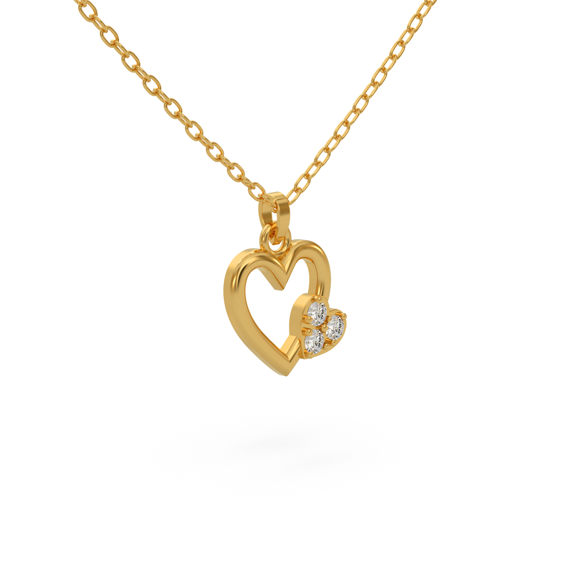 14 Kt Yellow Gold Diamond Charms & Pendants
