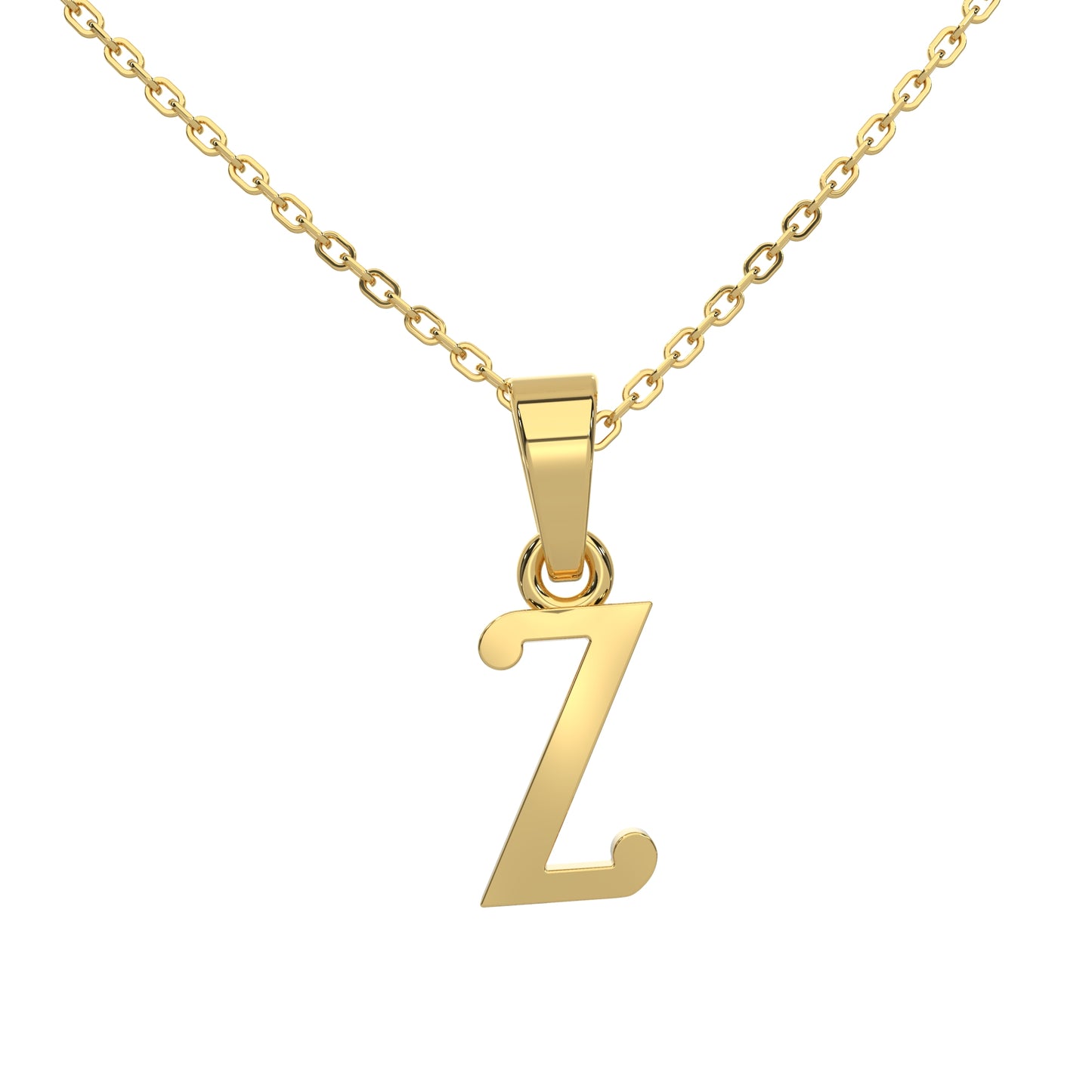 Alphabet Z Gold Charm