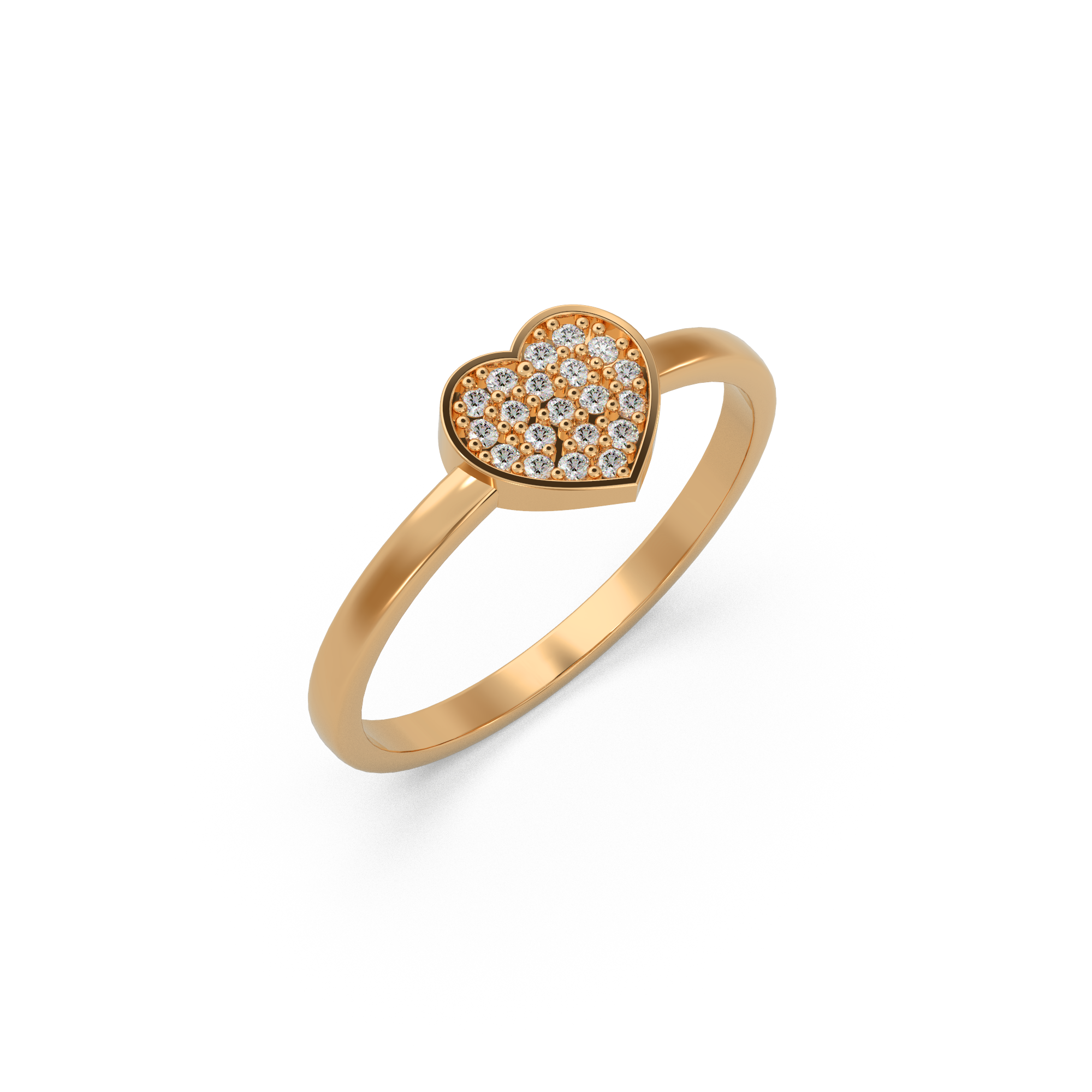 Valentine’s Heart Diamond Ring