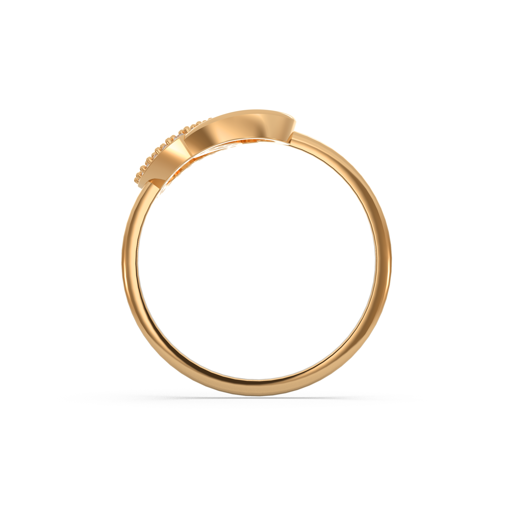 Infinity Heart Diamond Ring