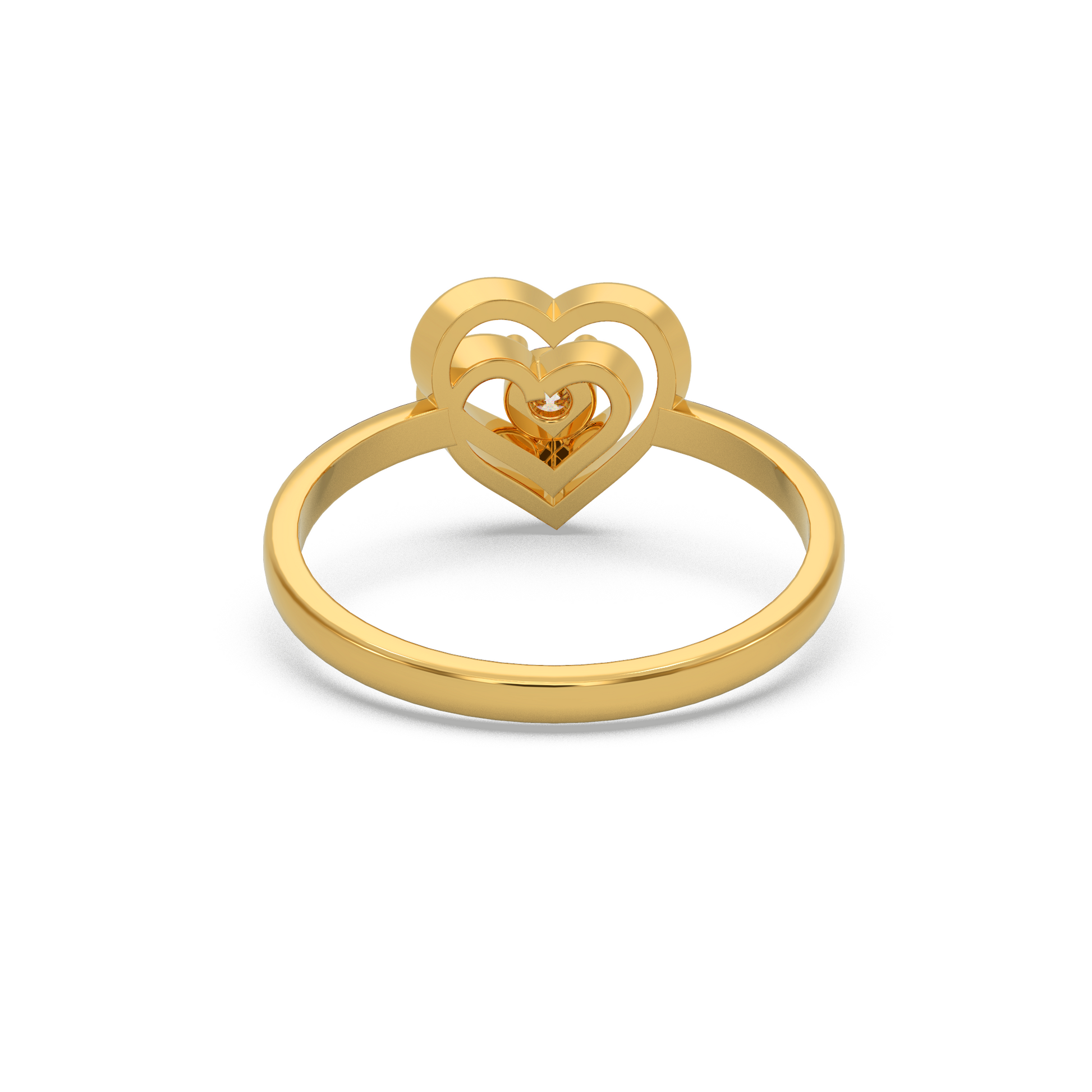 14 Kt Rose Gold Diamond Ring