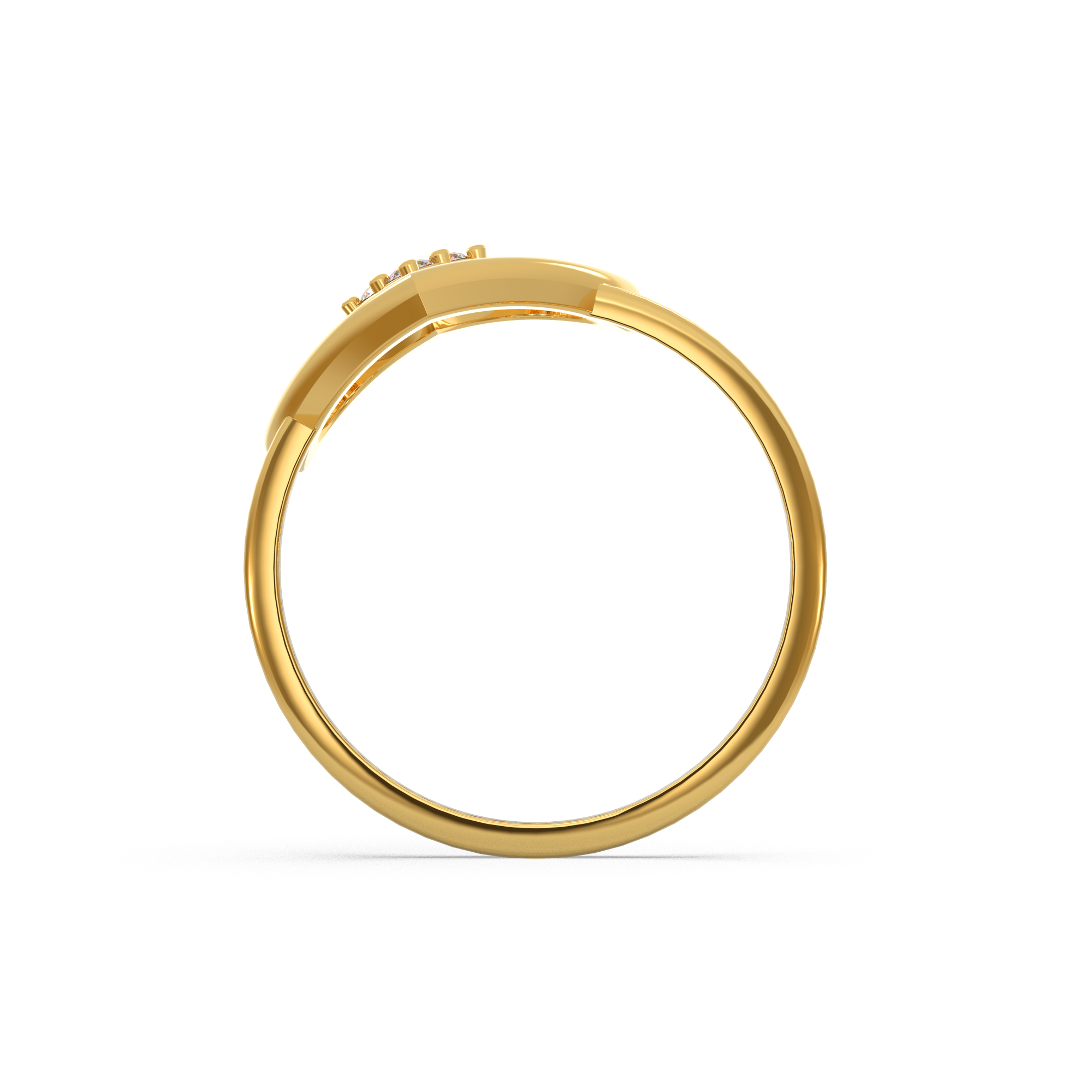 Love Symbol Heart Diamond Ring