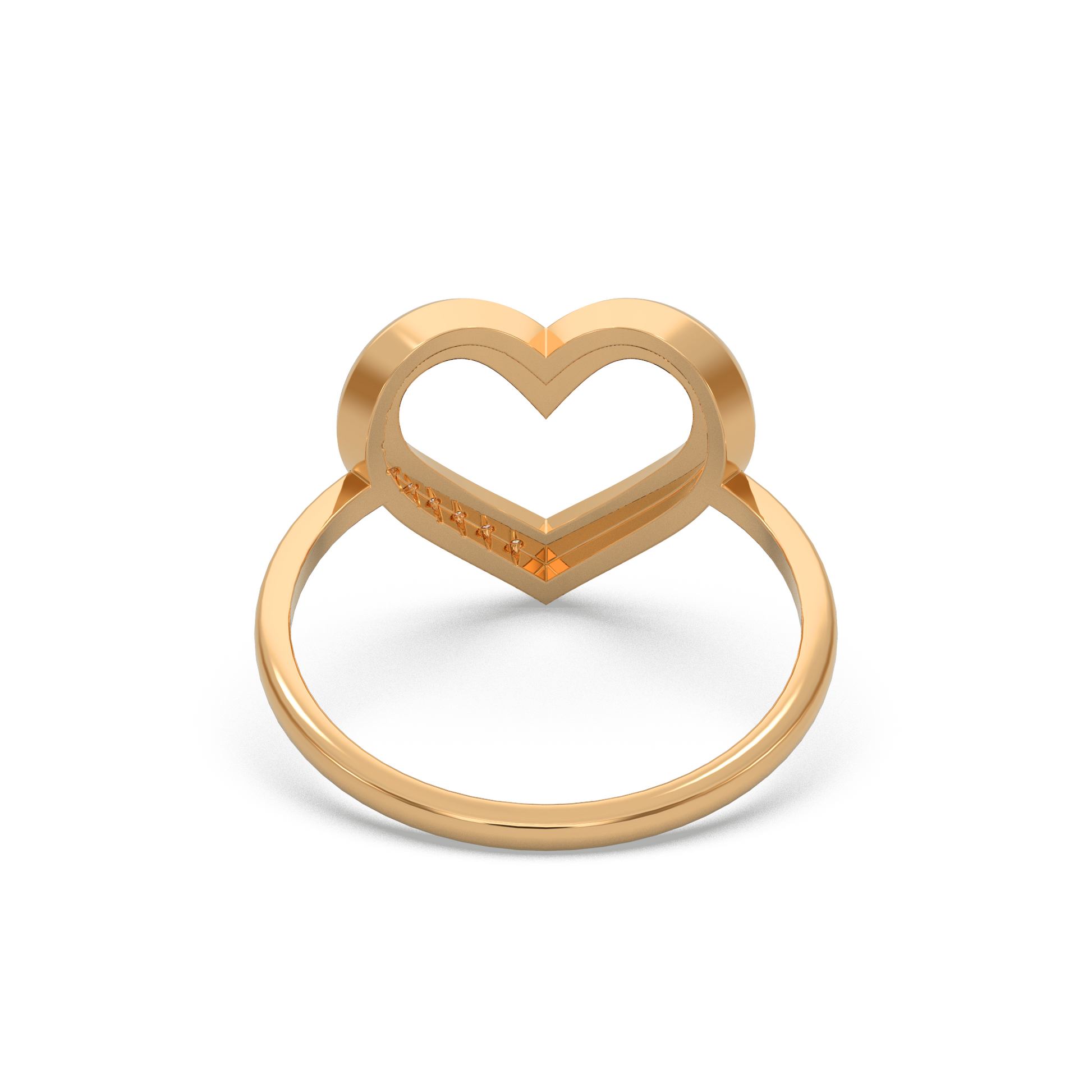 14 Kt Yellow Gold Diamond Ring