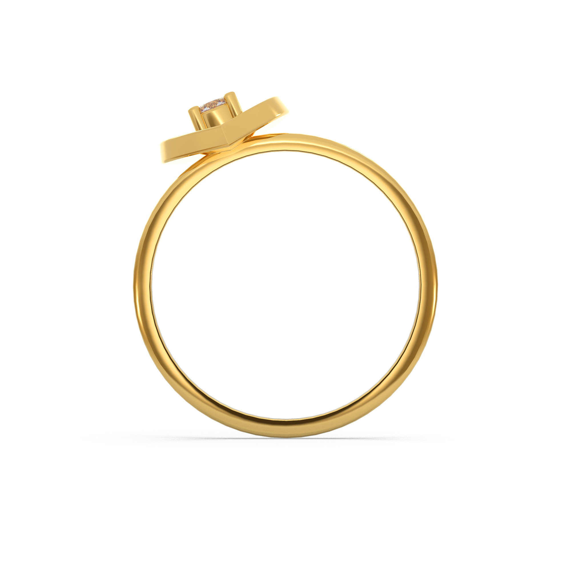 Designer Heart Diamond Ring