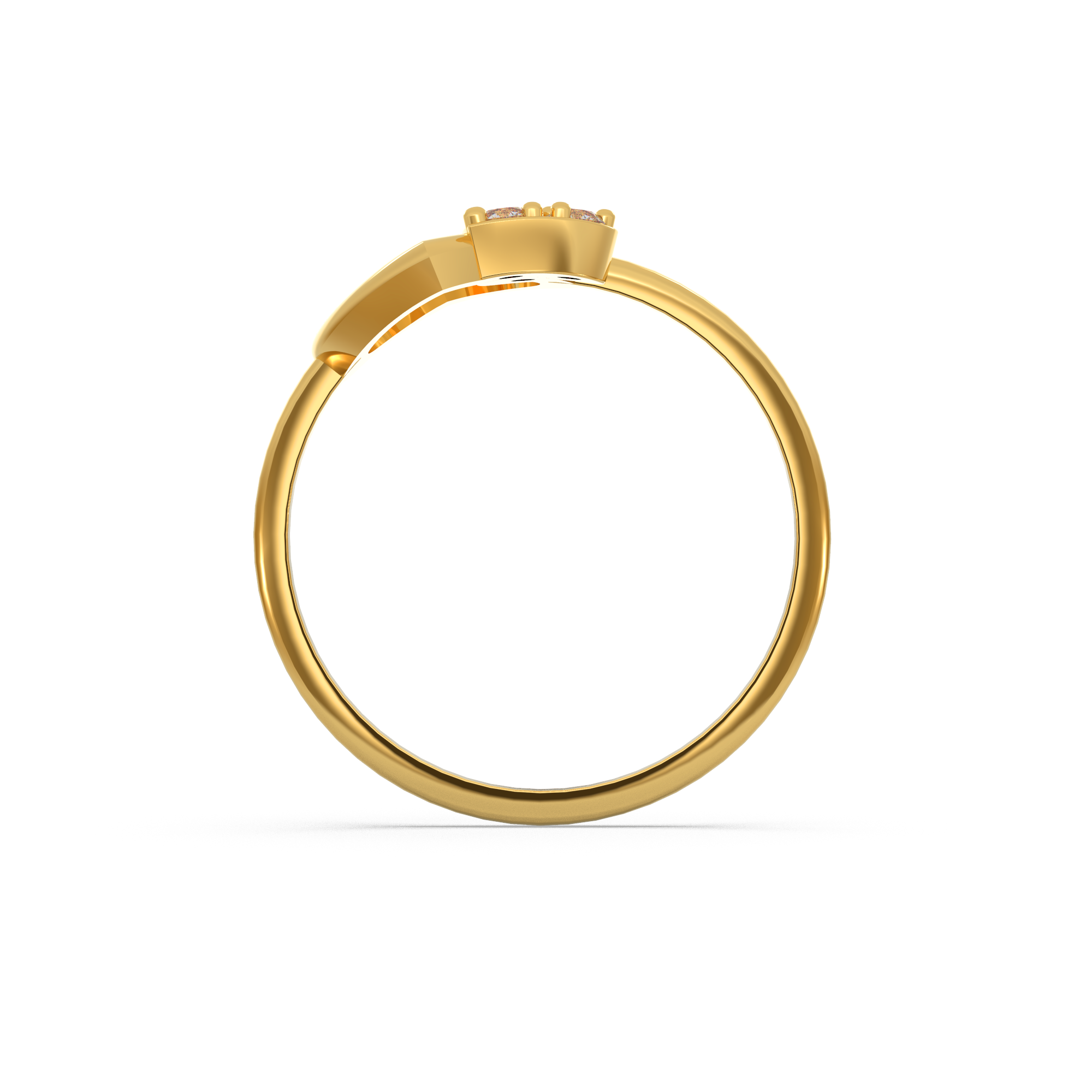 Flawless Heart Diamond Ring