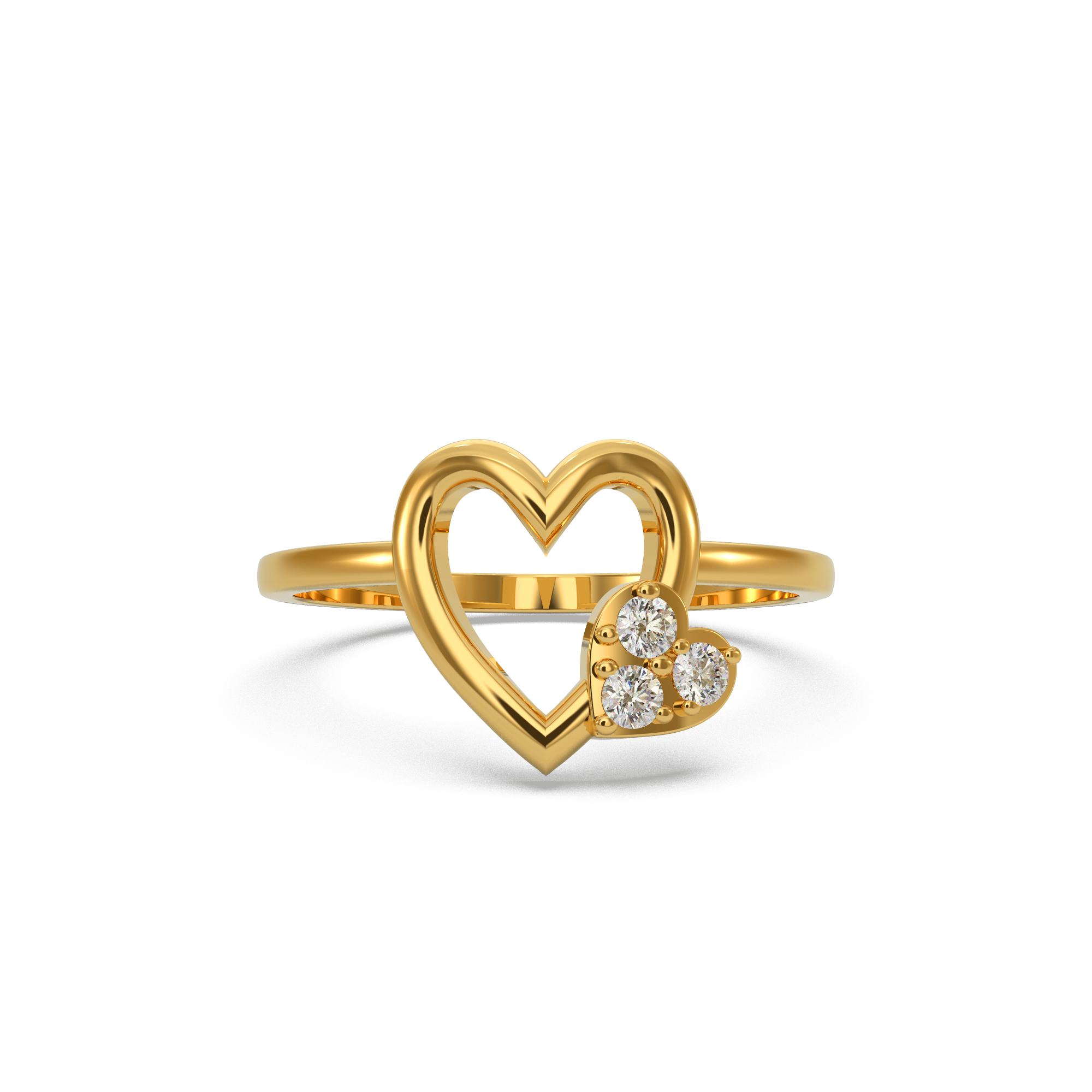 Flawless Heart Diamond Ring