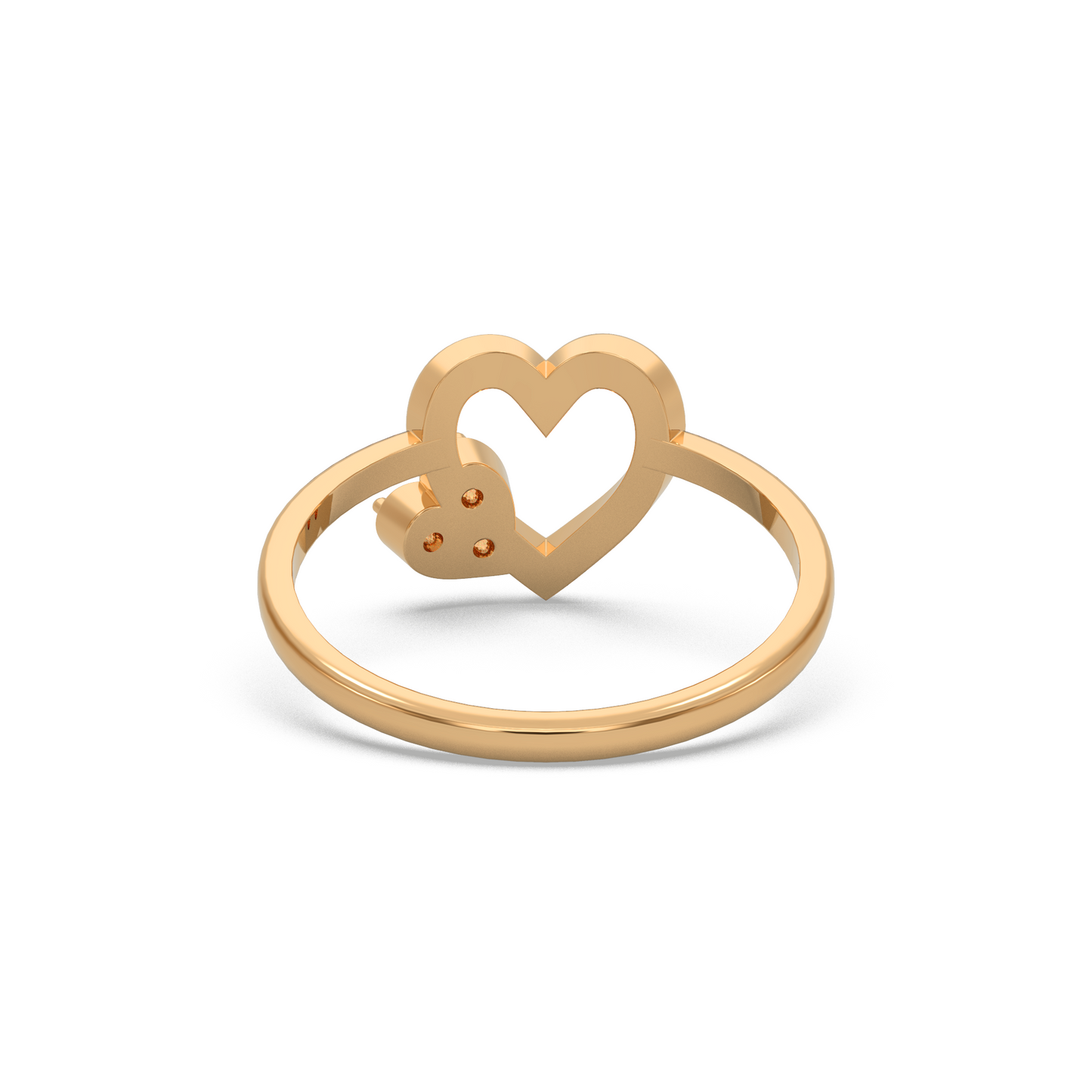 Flawless Heart Diamond Ring