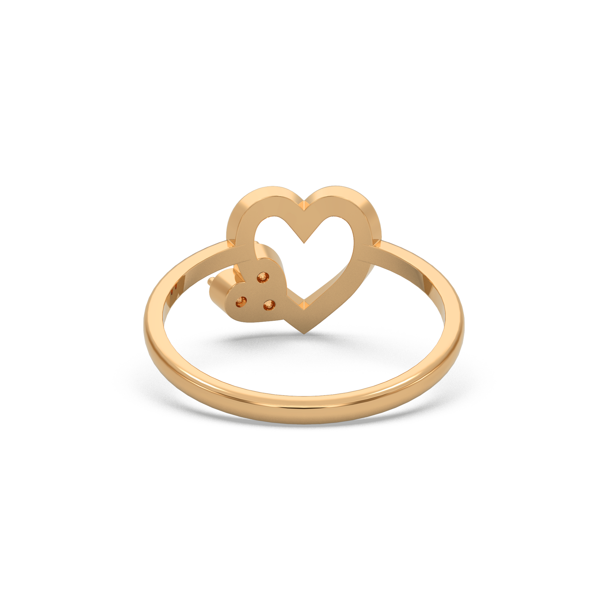 14 Kt Yellow Gold Diamond Ring