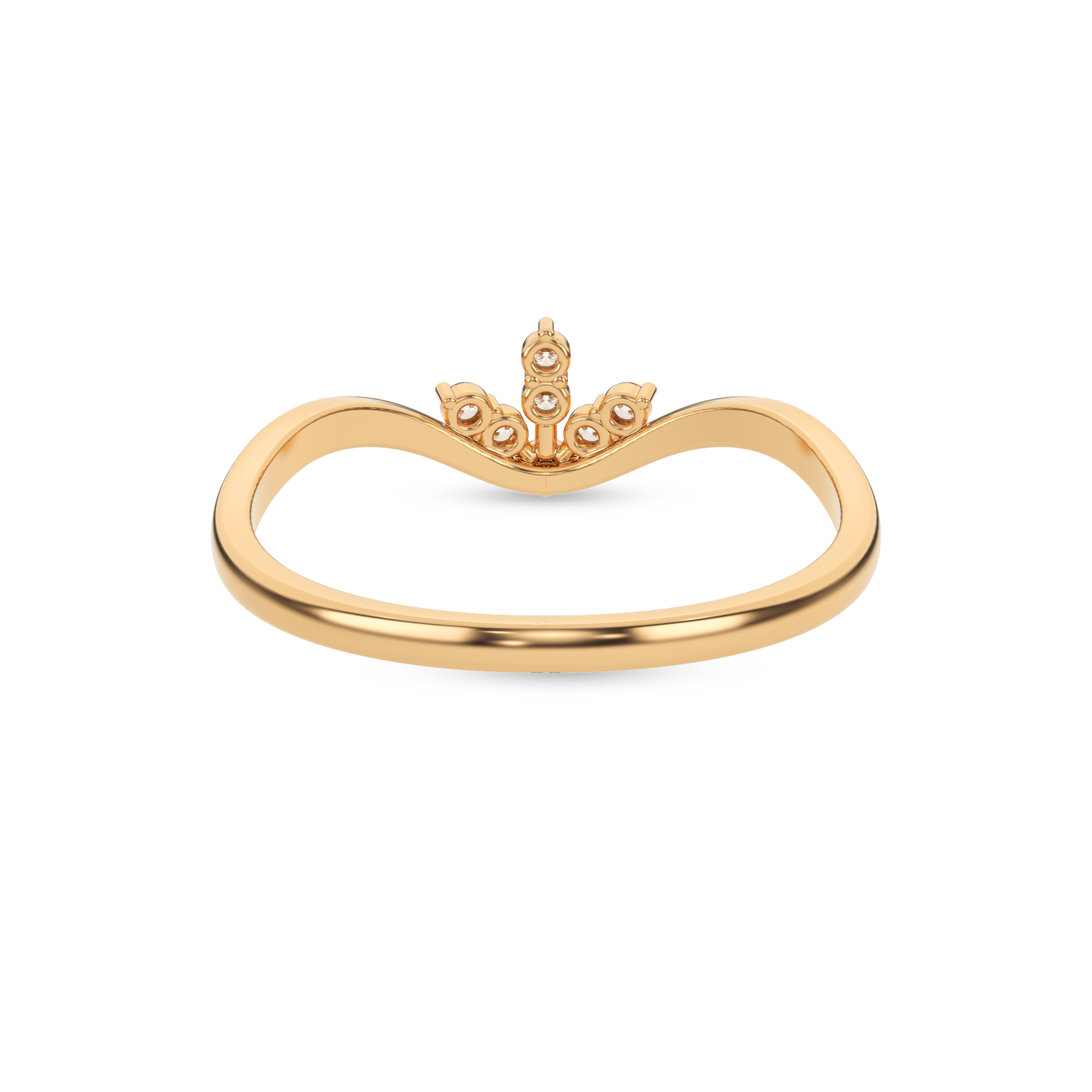14 Kt Yellow Gold Diamond Ring