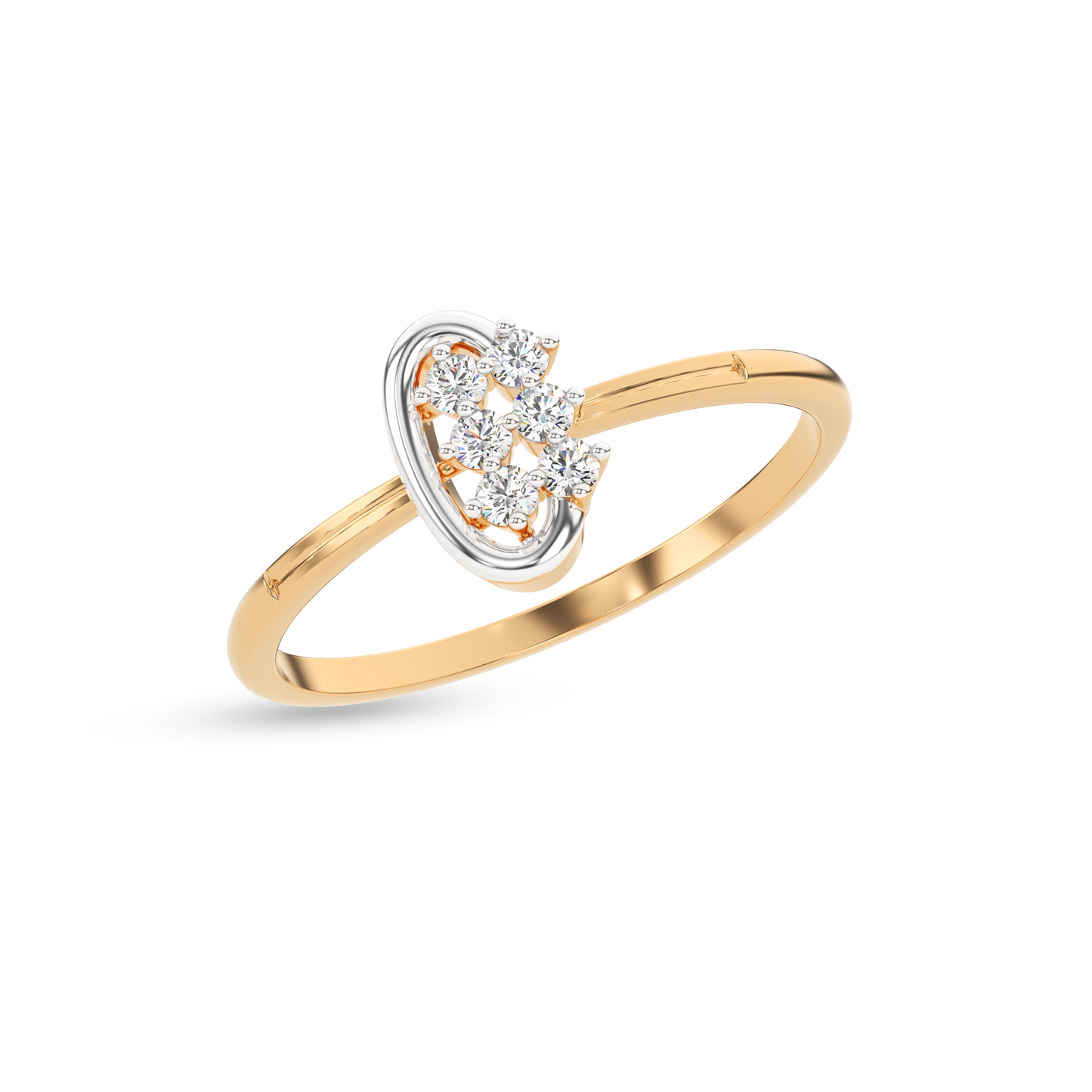 Diamond Infinity Glow Ring
