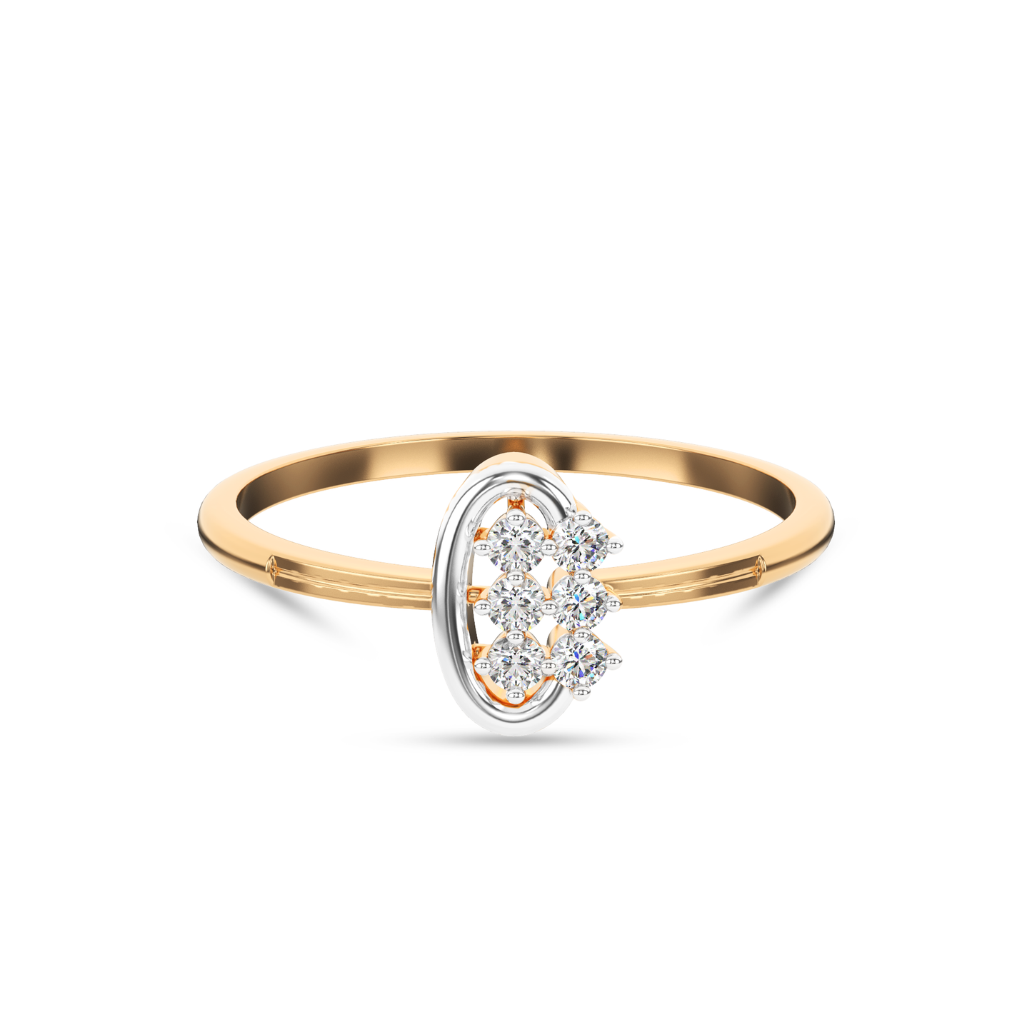 Diamond Infinity Glow Ring