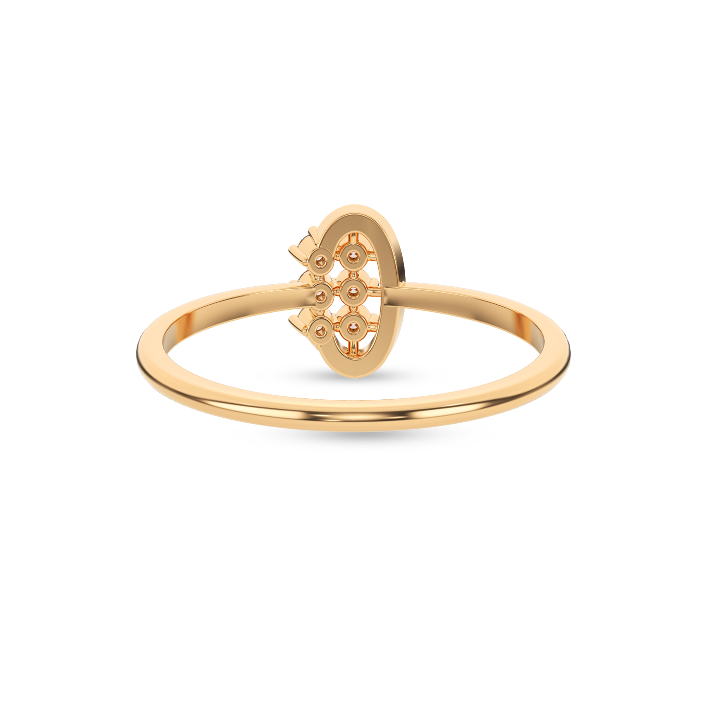 Diamond Infinity Glow Ring
