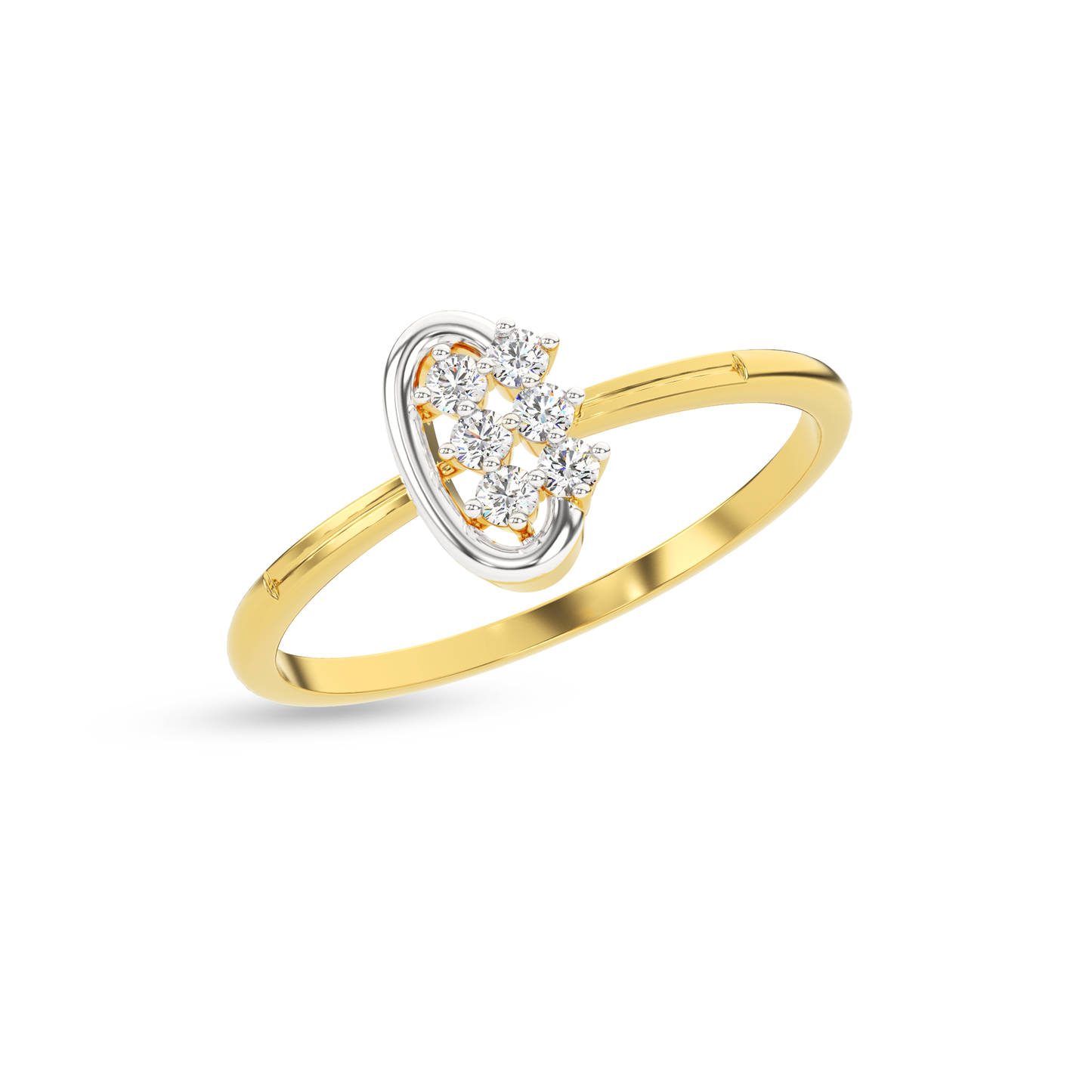 Diamond Infinity Glow Ring