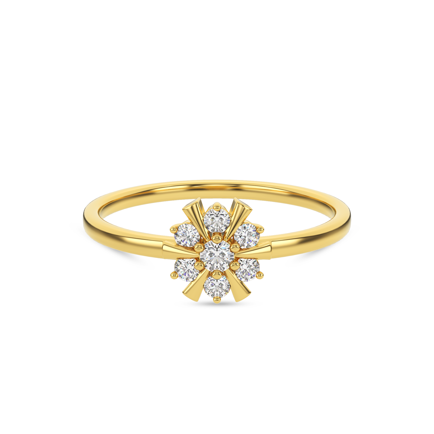 Elegant Embrace Diamond Ring