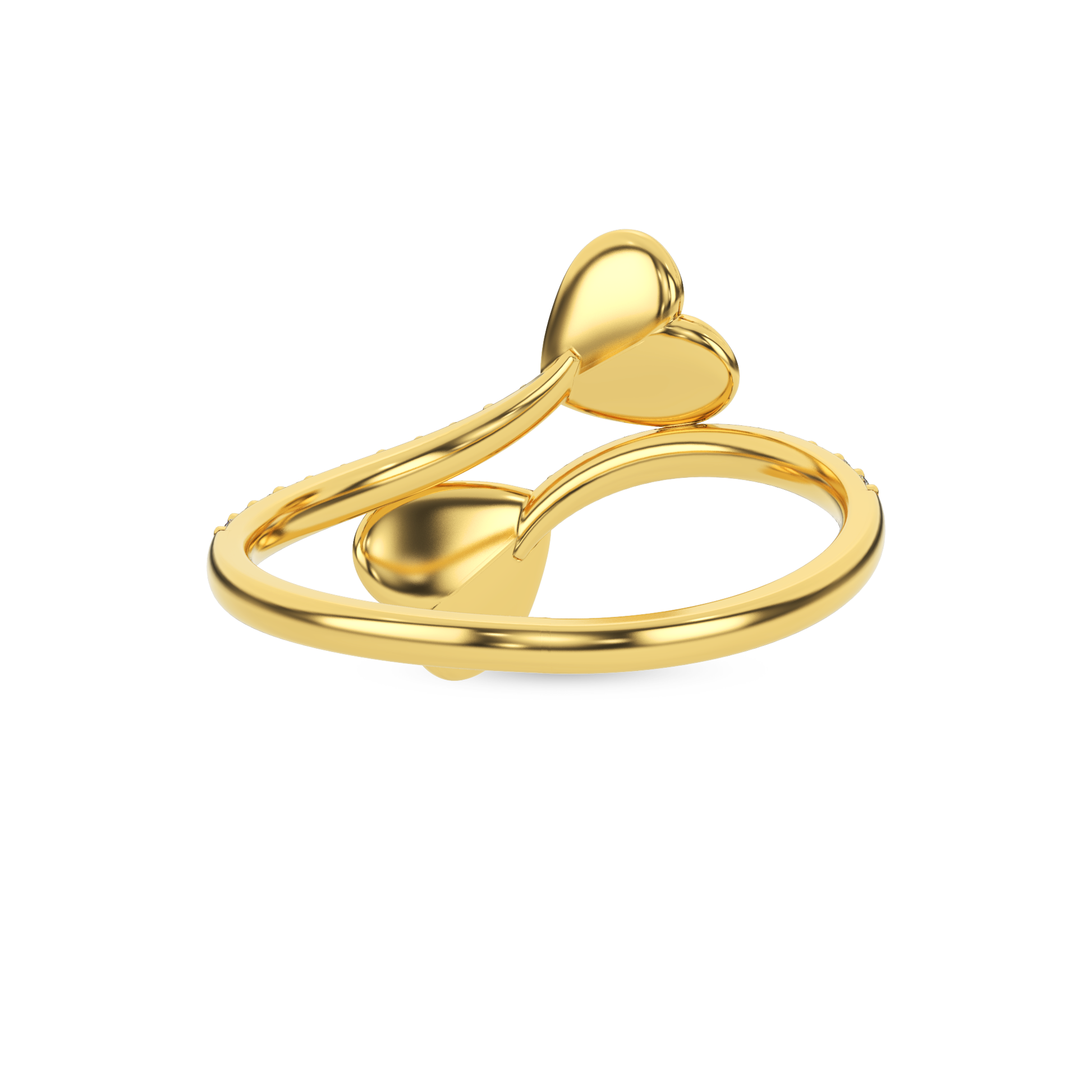 14 Kt Yellow Gold Diamond Ring