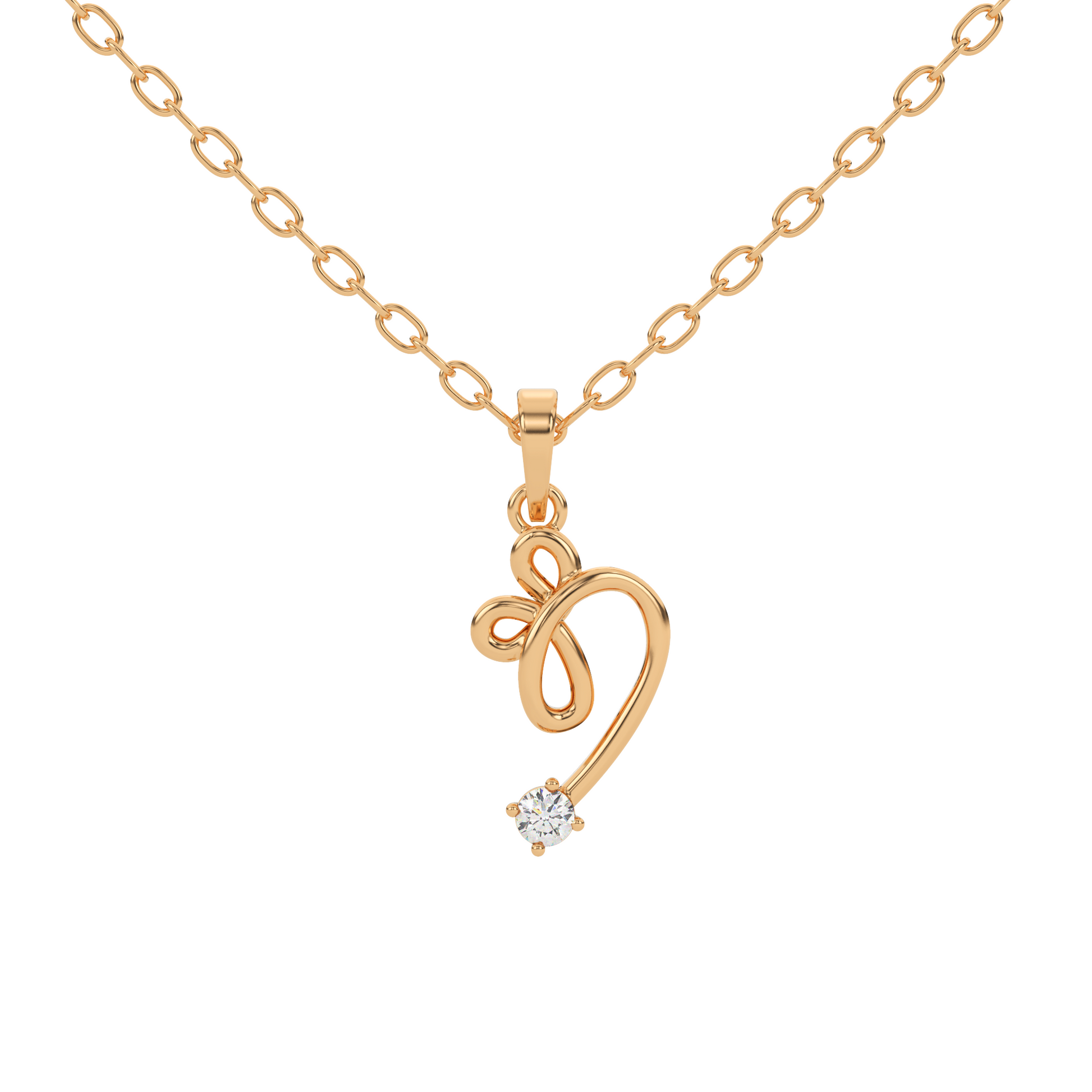 14 Kt Yellow Gold Diamond Charms & Pendants