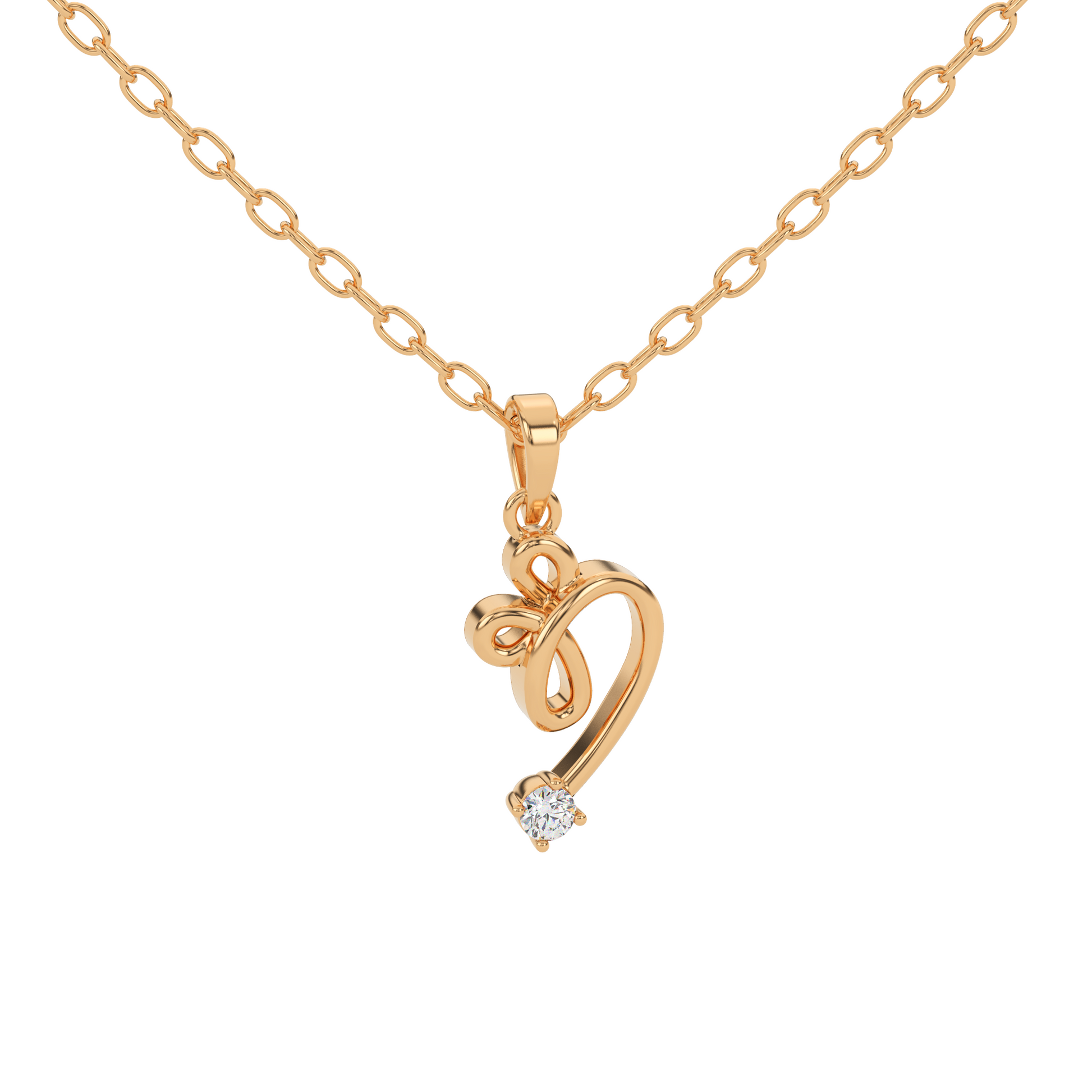 14 Kt Yellow Gold Diamond Charms & Pendants