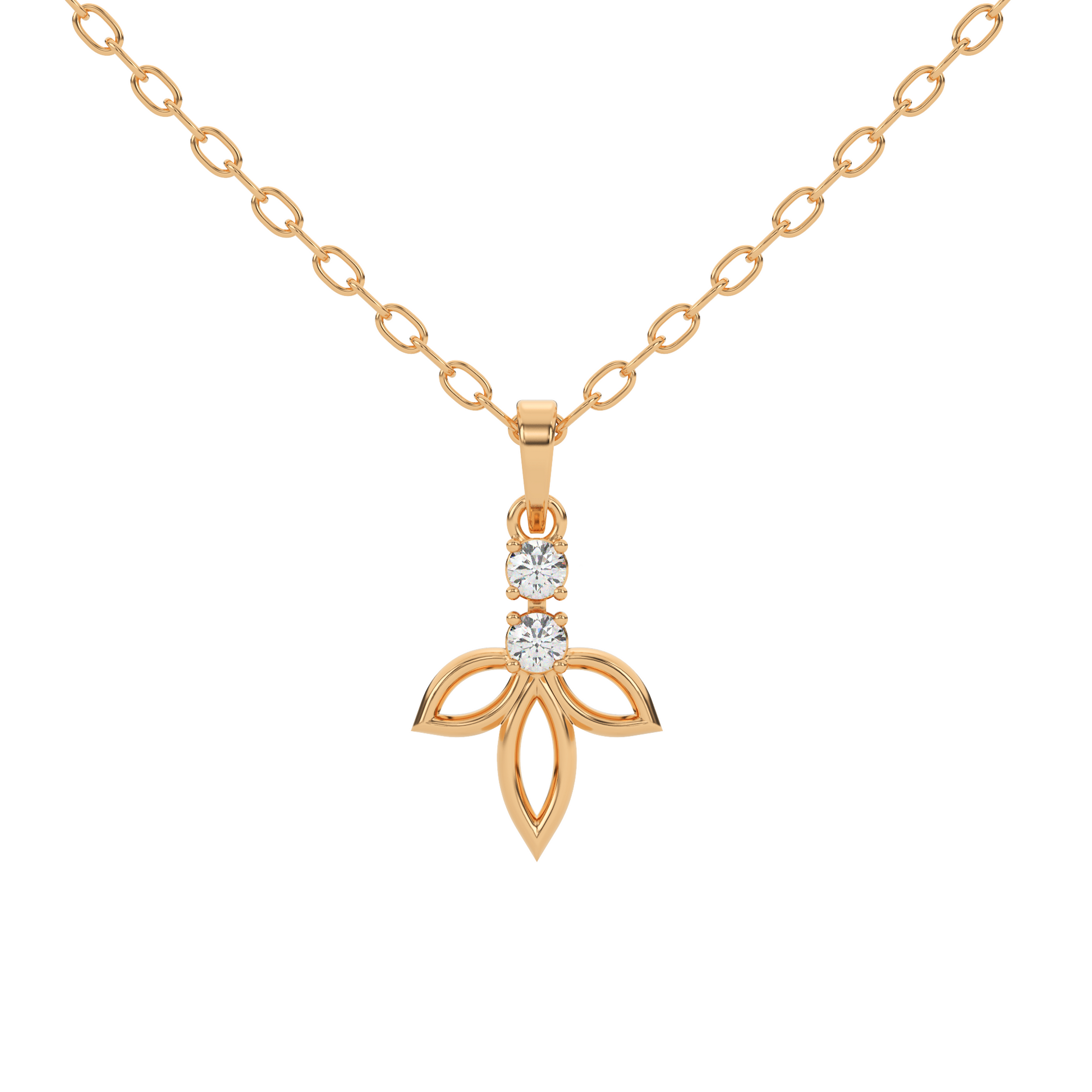 14 Kt Yellow Gold Diamond Charms & Pendants