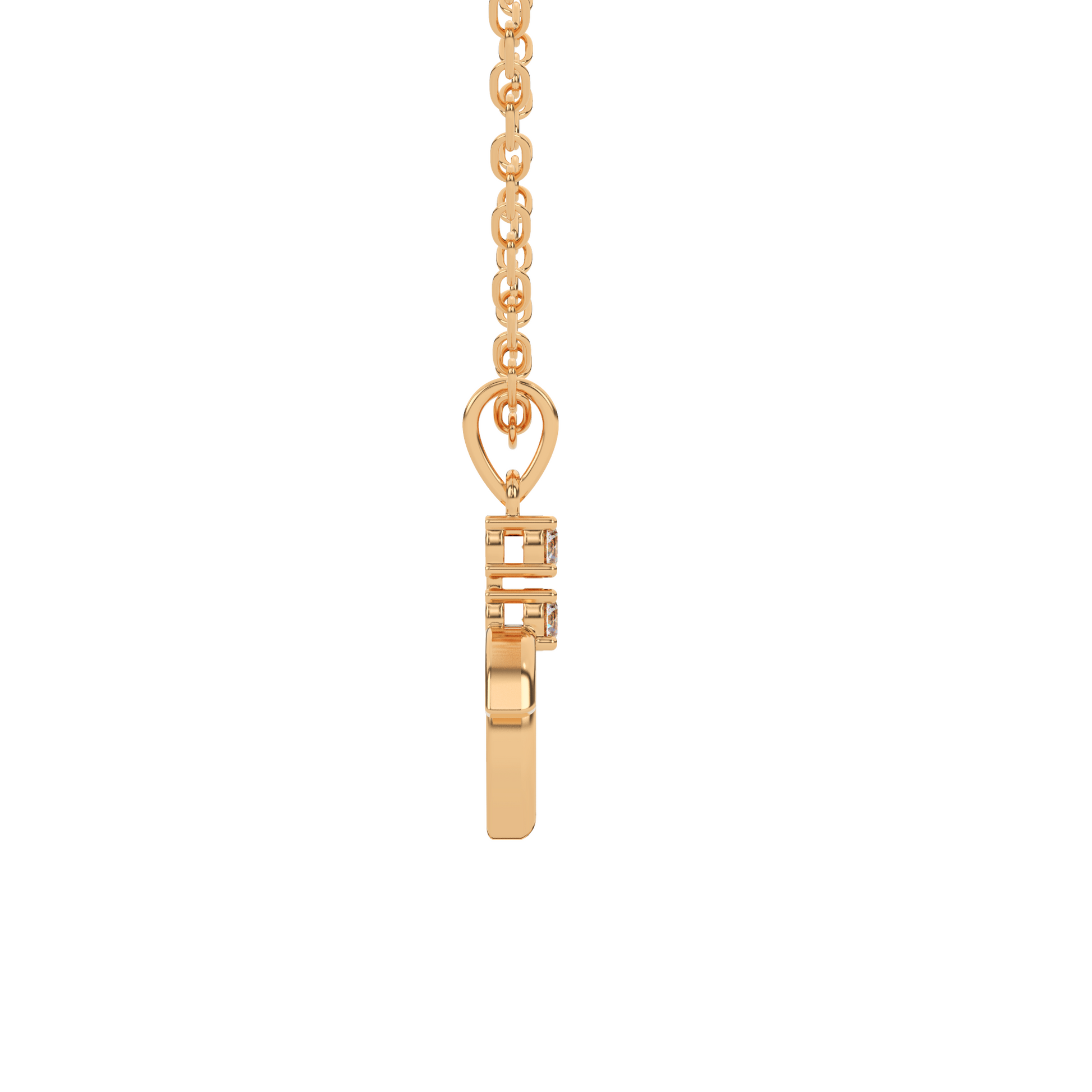 14 Kt Yellow Gold Diamond Charms & Pendants
