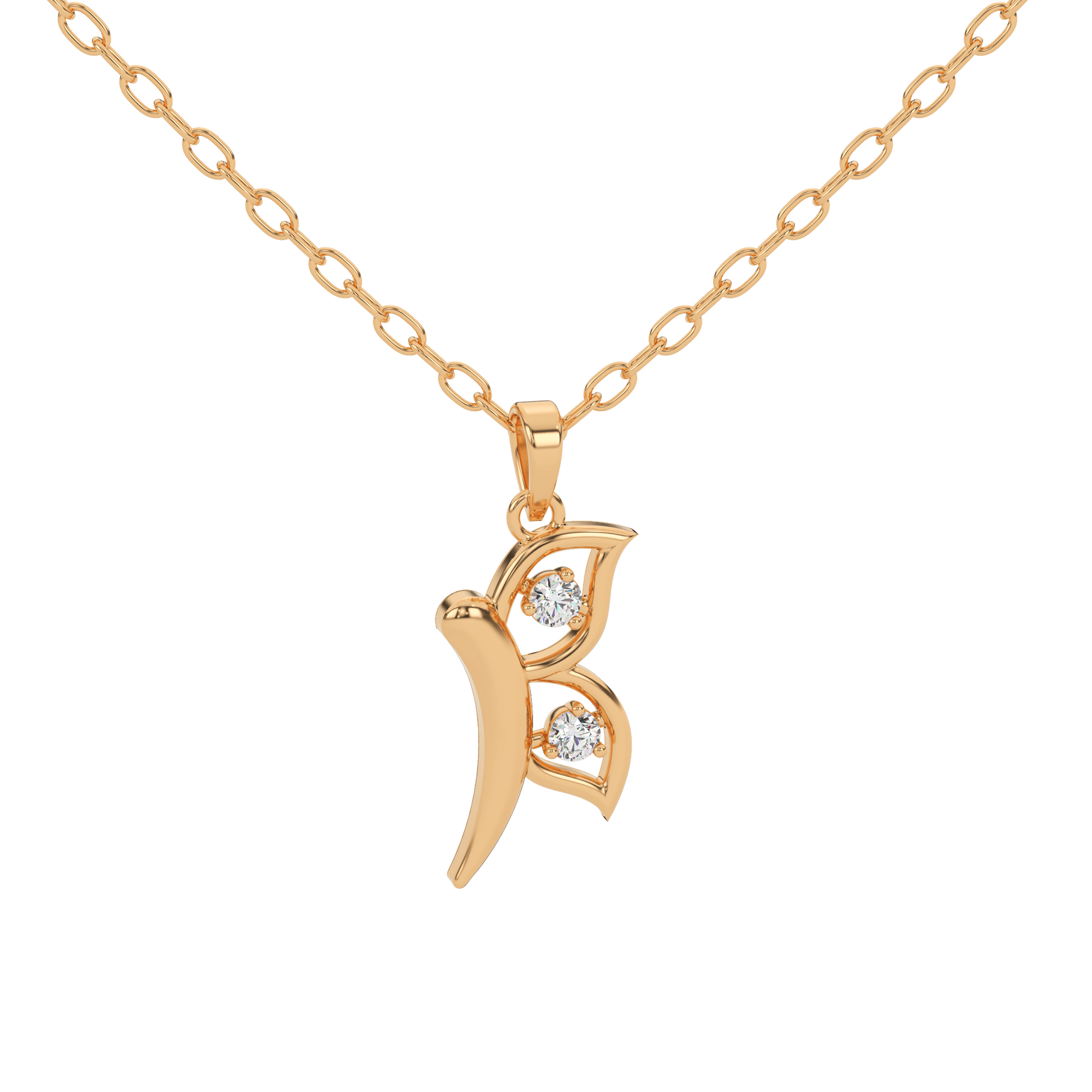 14 Kt Yellow Gold Diamond Charms & Pendants