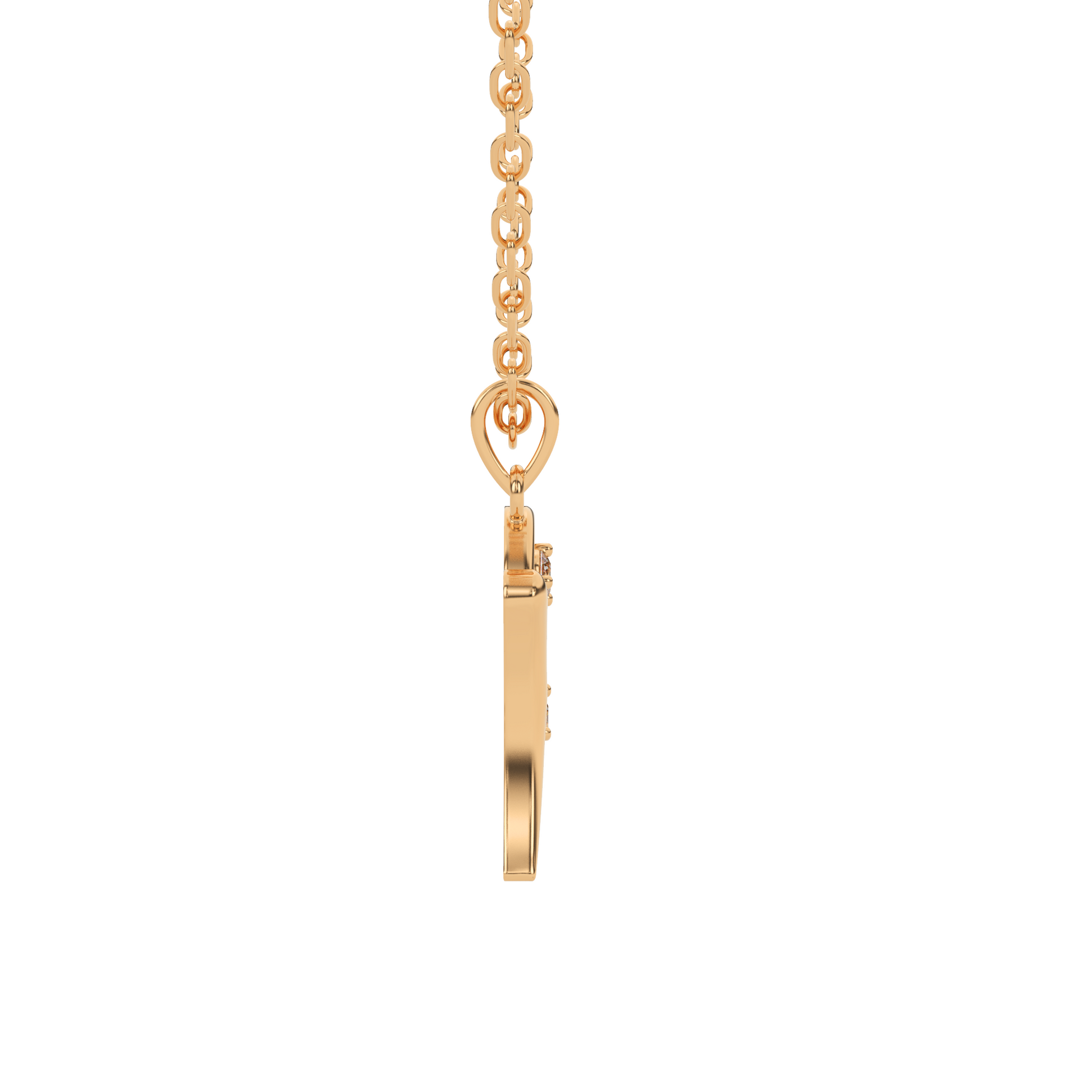 14 Kt Yellow Gold Diamond Charms & Pendants