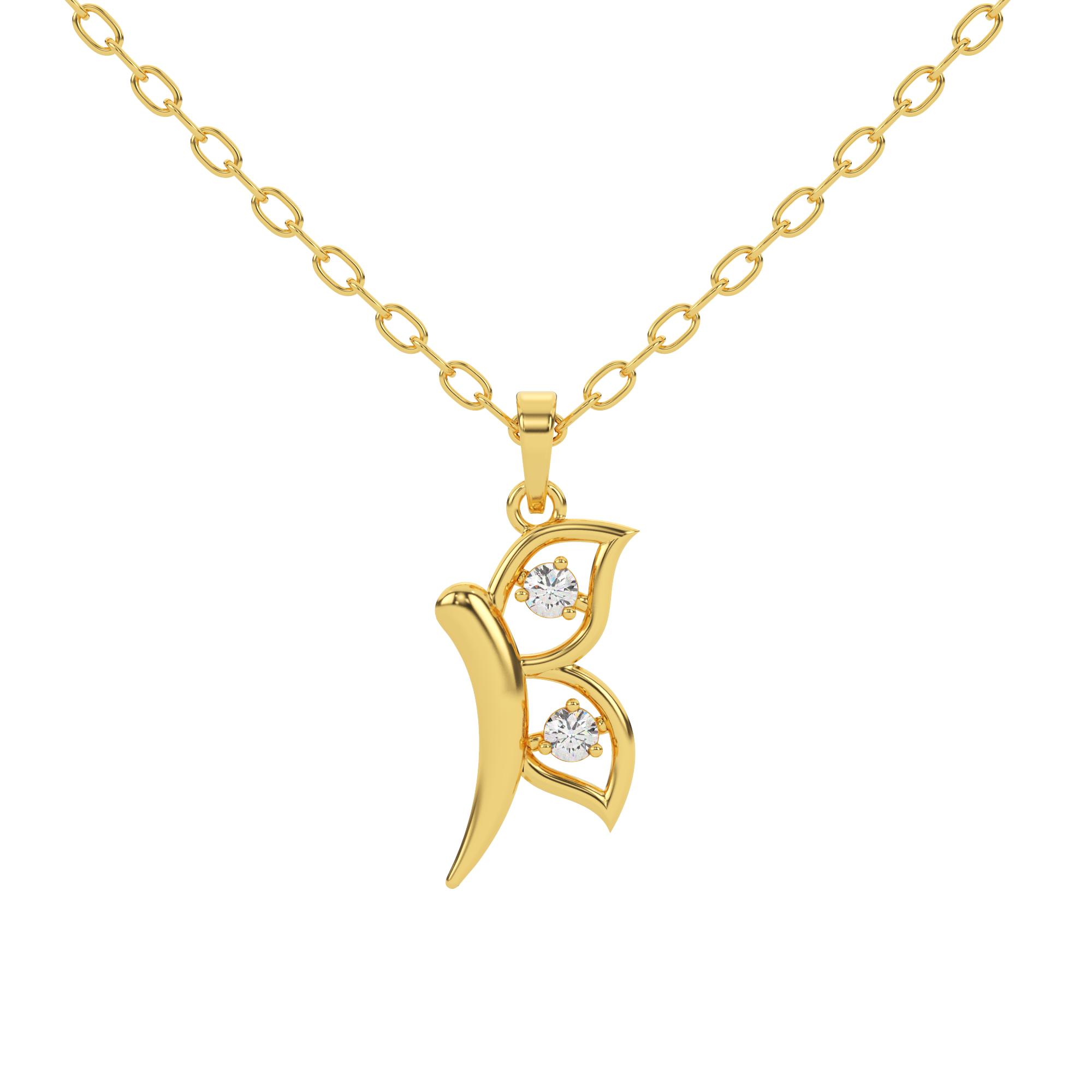 Shimmering Symphony Natural Diamond Pendant
