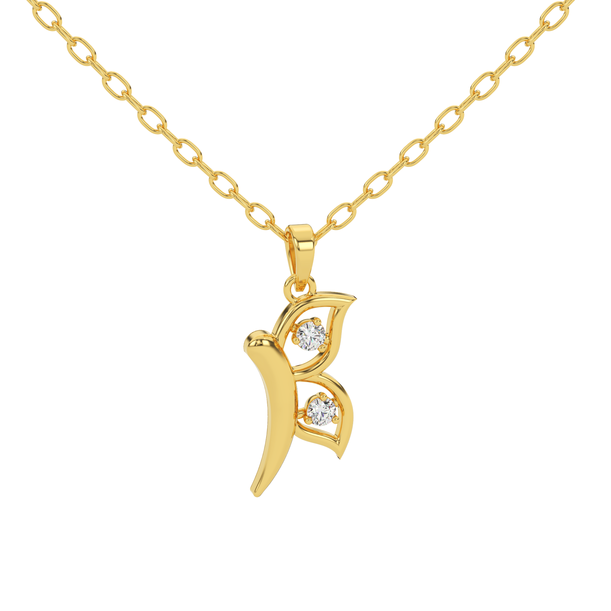 Shimmering Symphony Natural Diamond Pendant