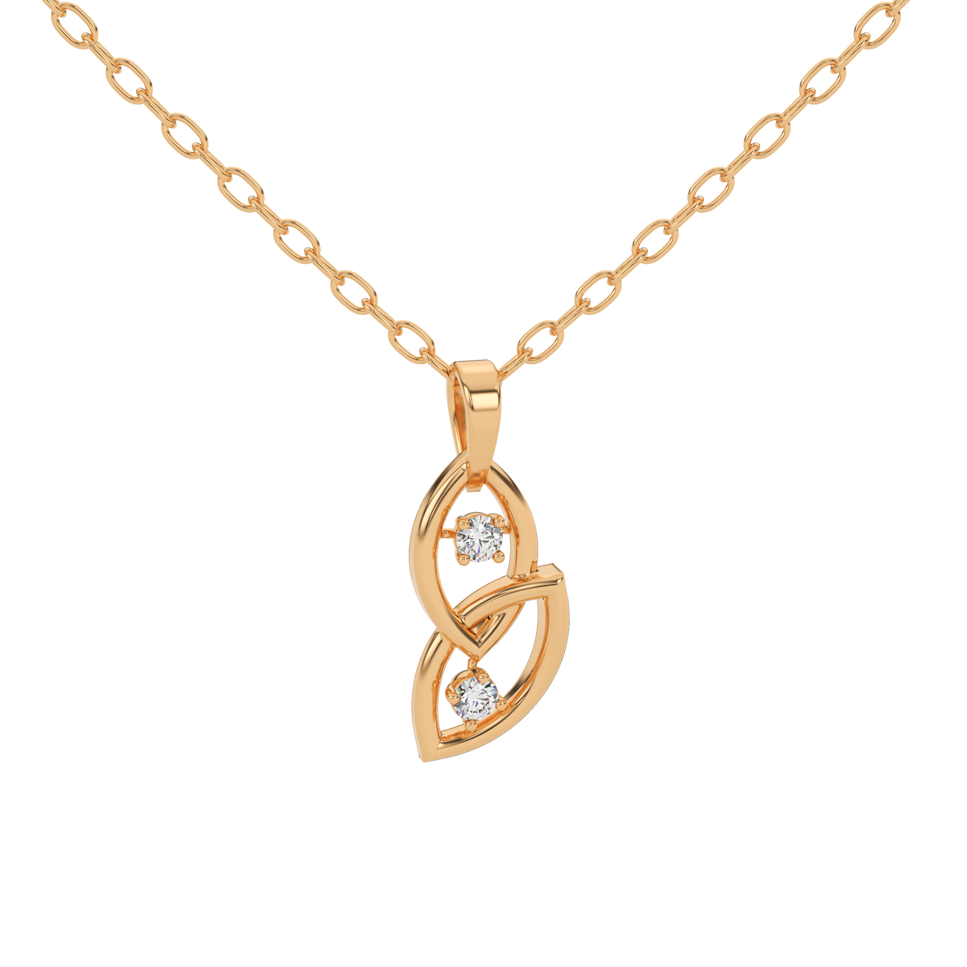14 Kt Yellow Gold Diamond Charms & Pendants