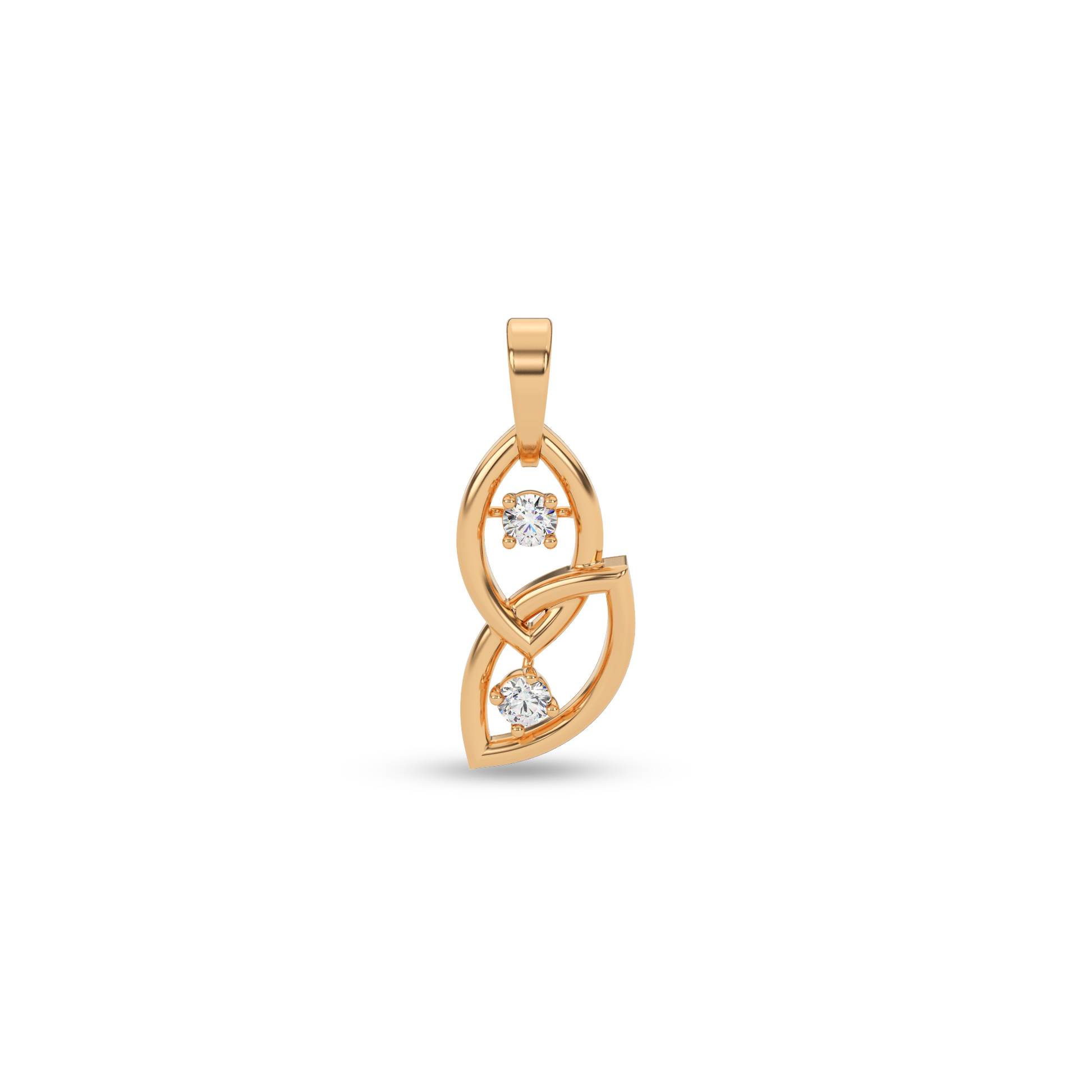 14 Kt Yellow Gold Diamond Charms & Pendants