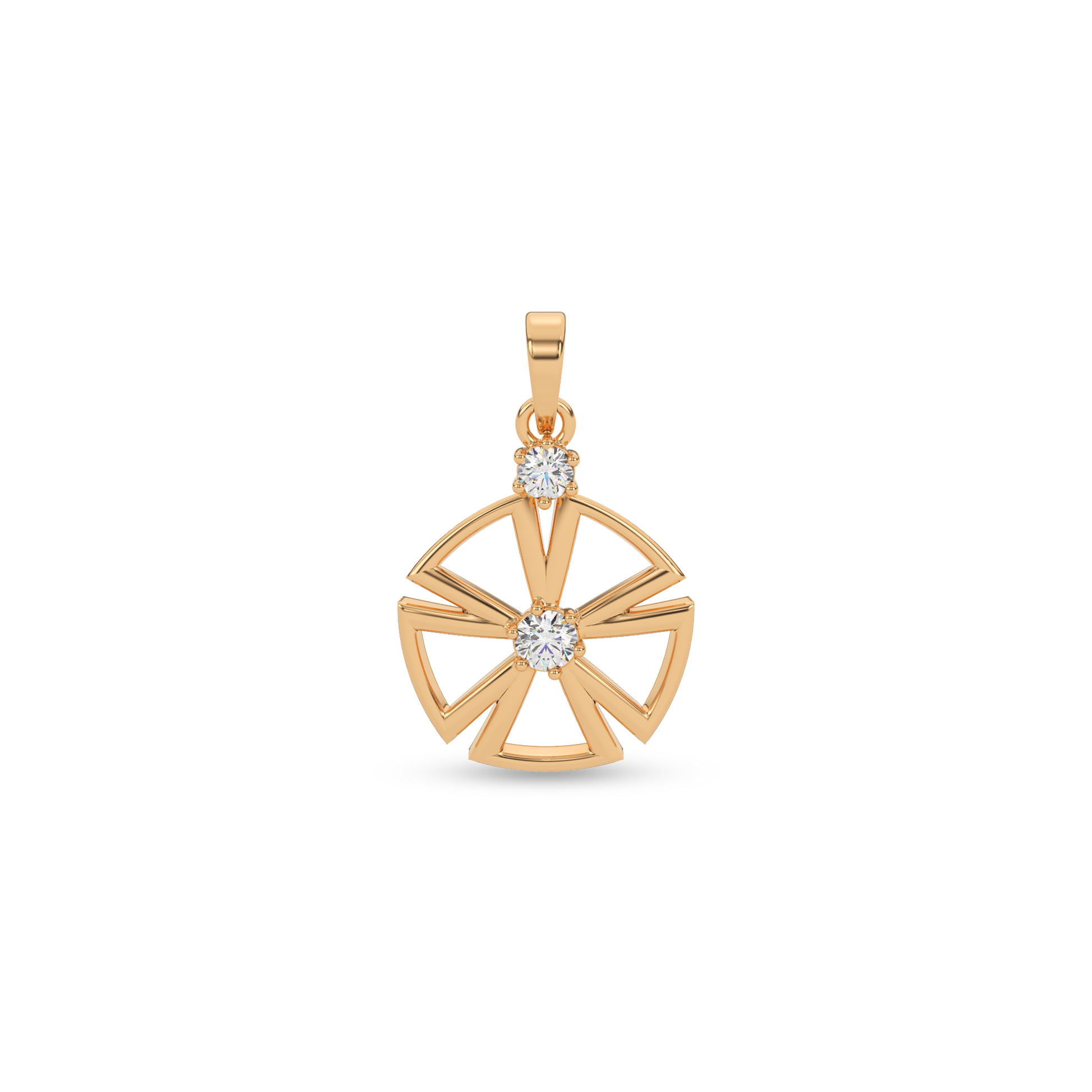 14 Kt Yellow Gold Diamond Charms & Pendants