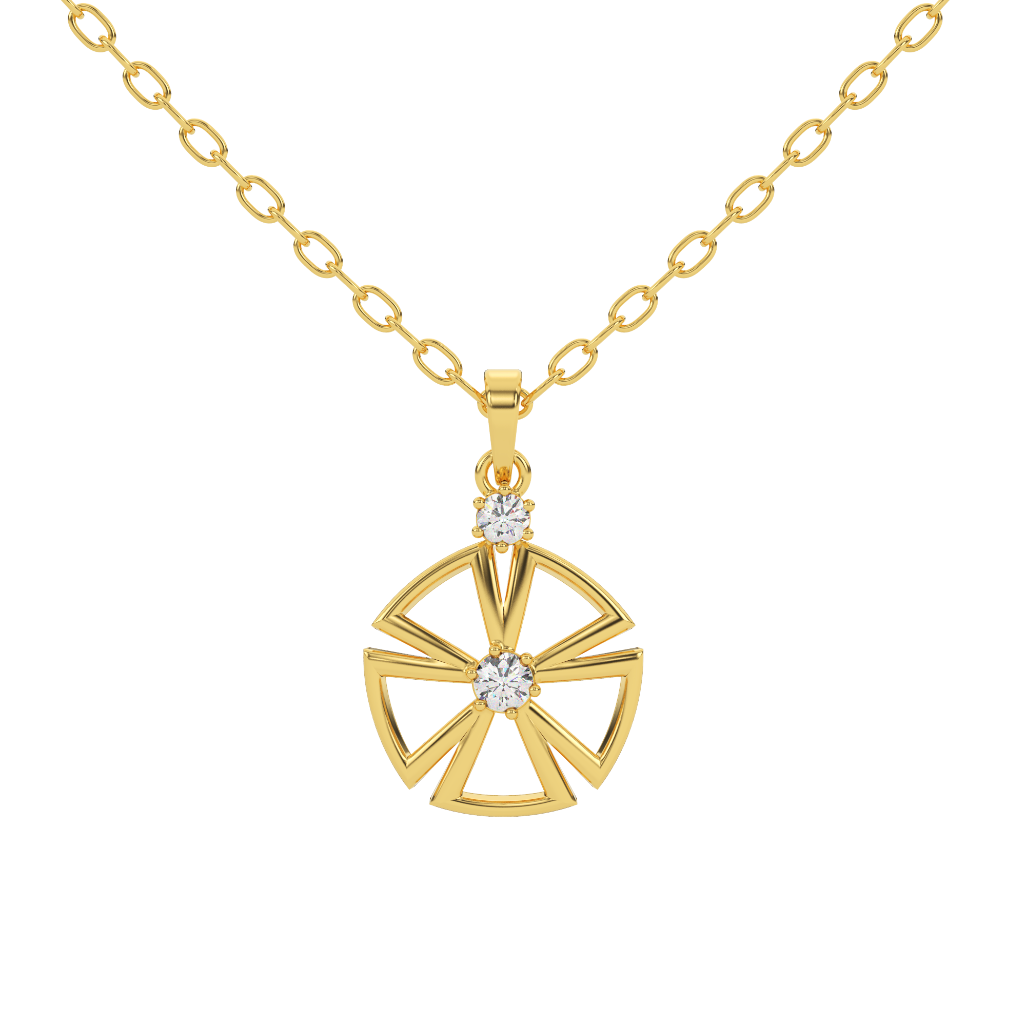 Timeless Radiance Natural Diamond Pendant