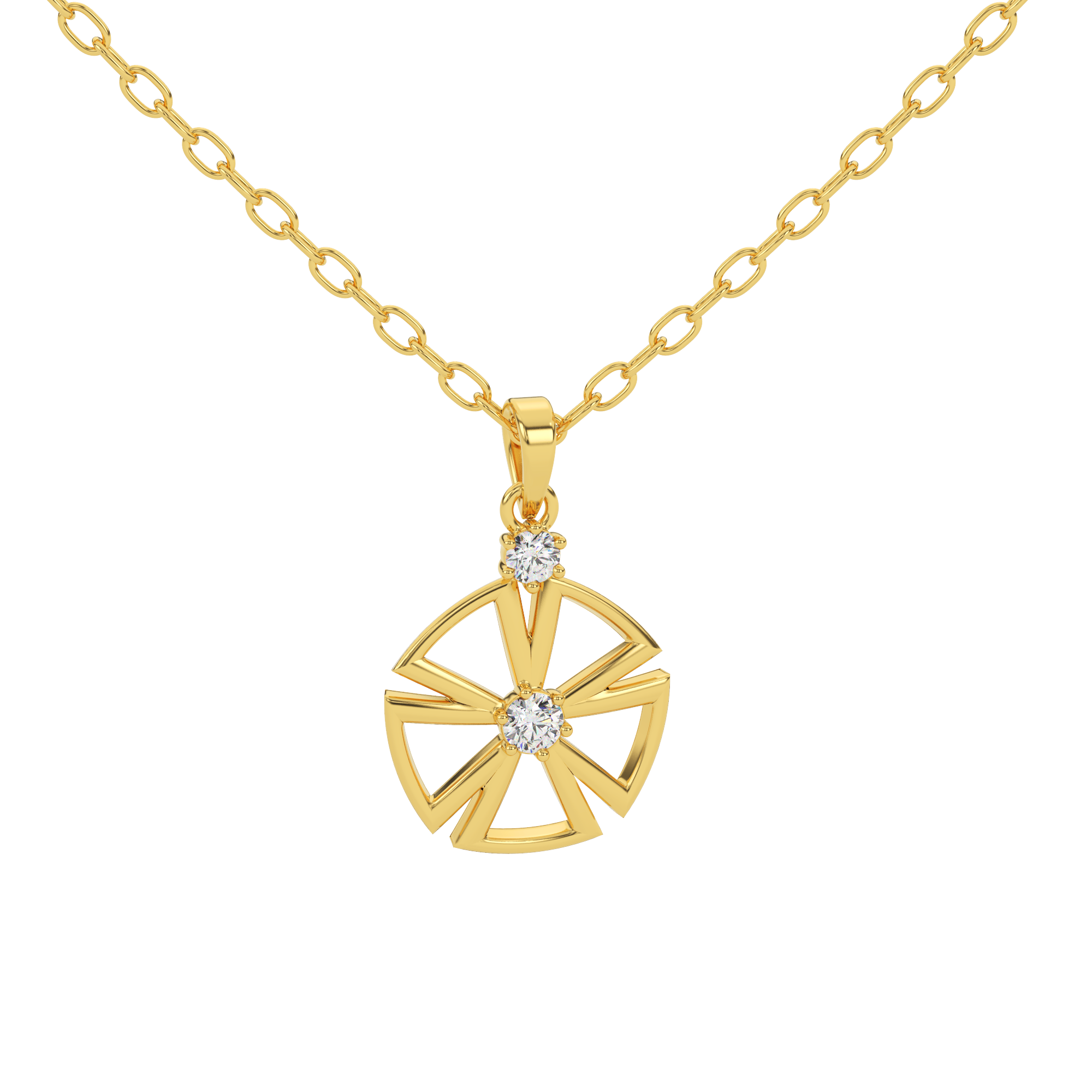 Timeless Radiance Natural Diamond Pendant
