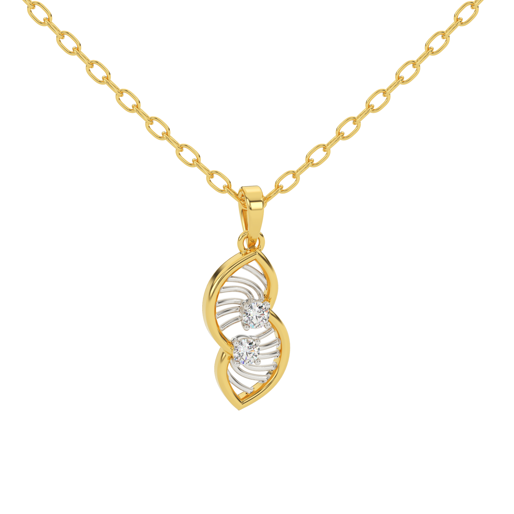 Sparkling Grace Natural Diamond Pendant