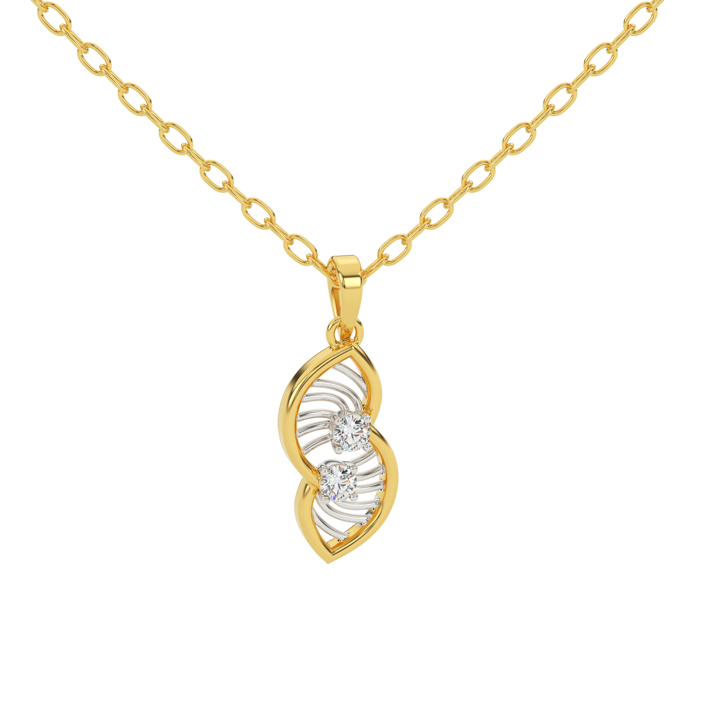 Sparkling Grace Natural Diamond Pendant