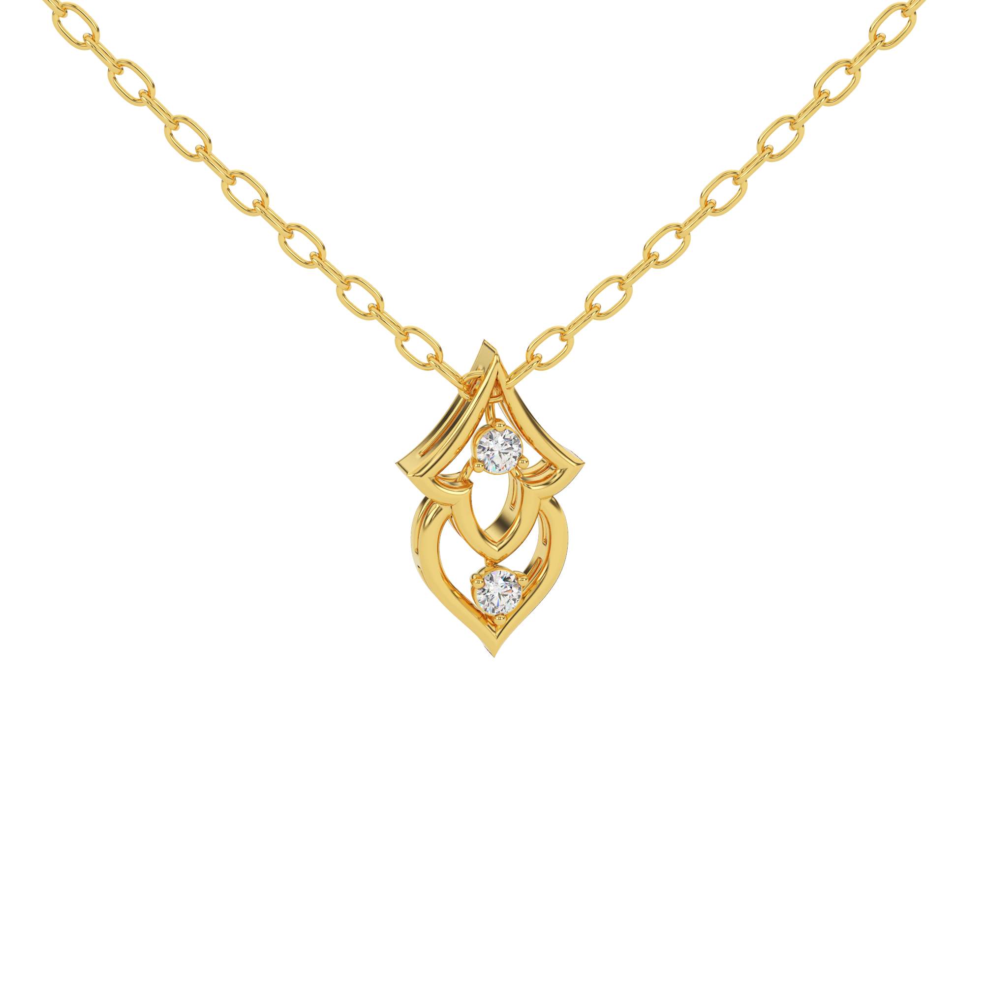 Dazzling Whisper Natural Diamond Pendant