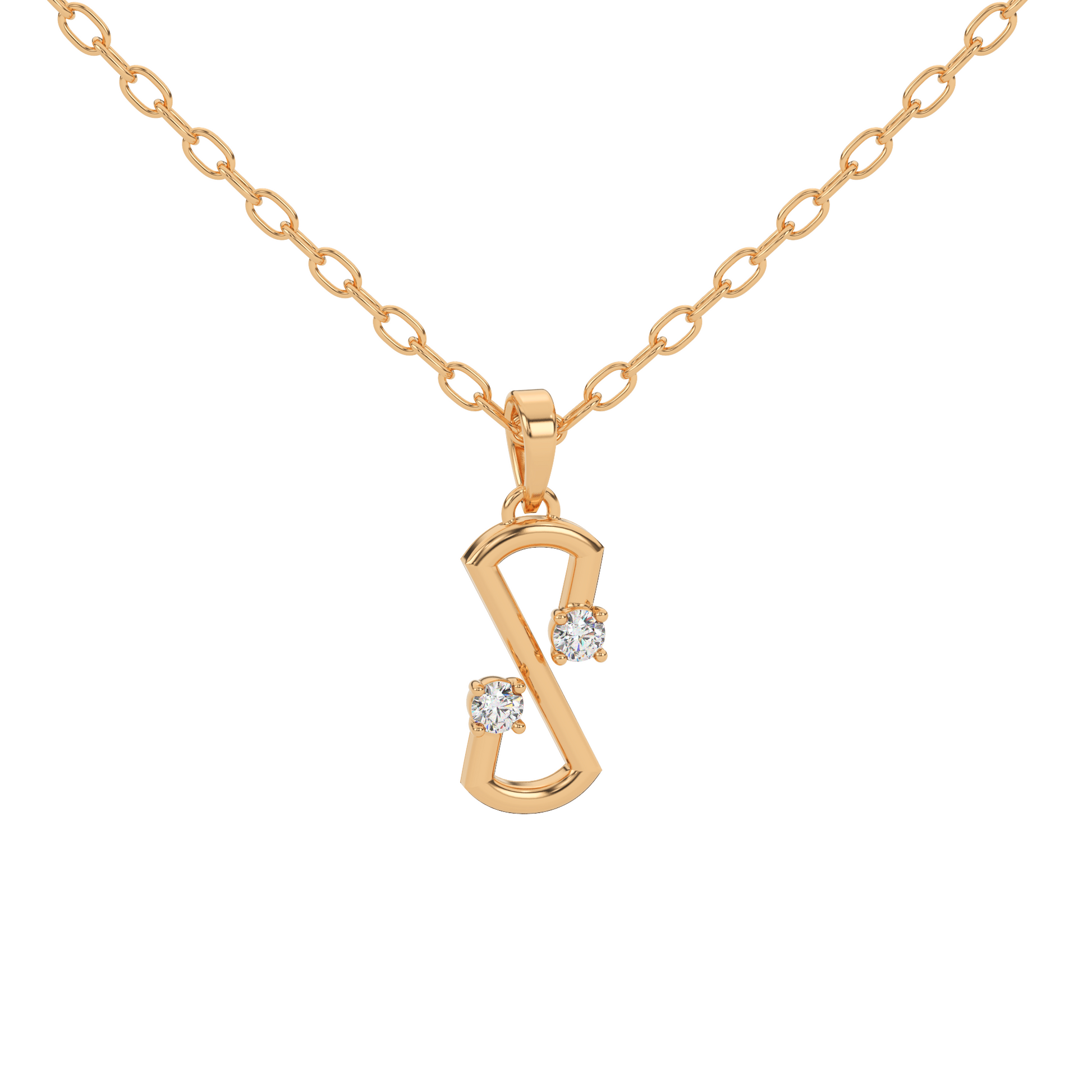14 Kt Yellow Gold Diamond Charms & Pendants