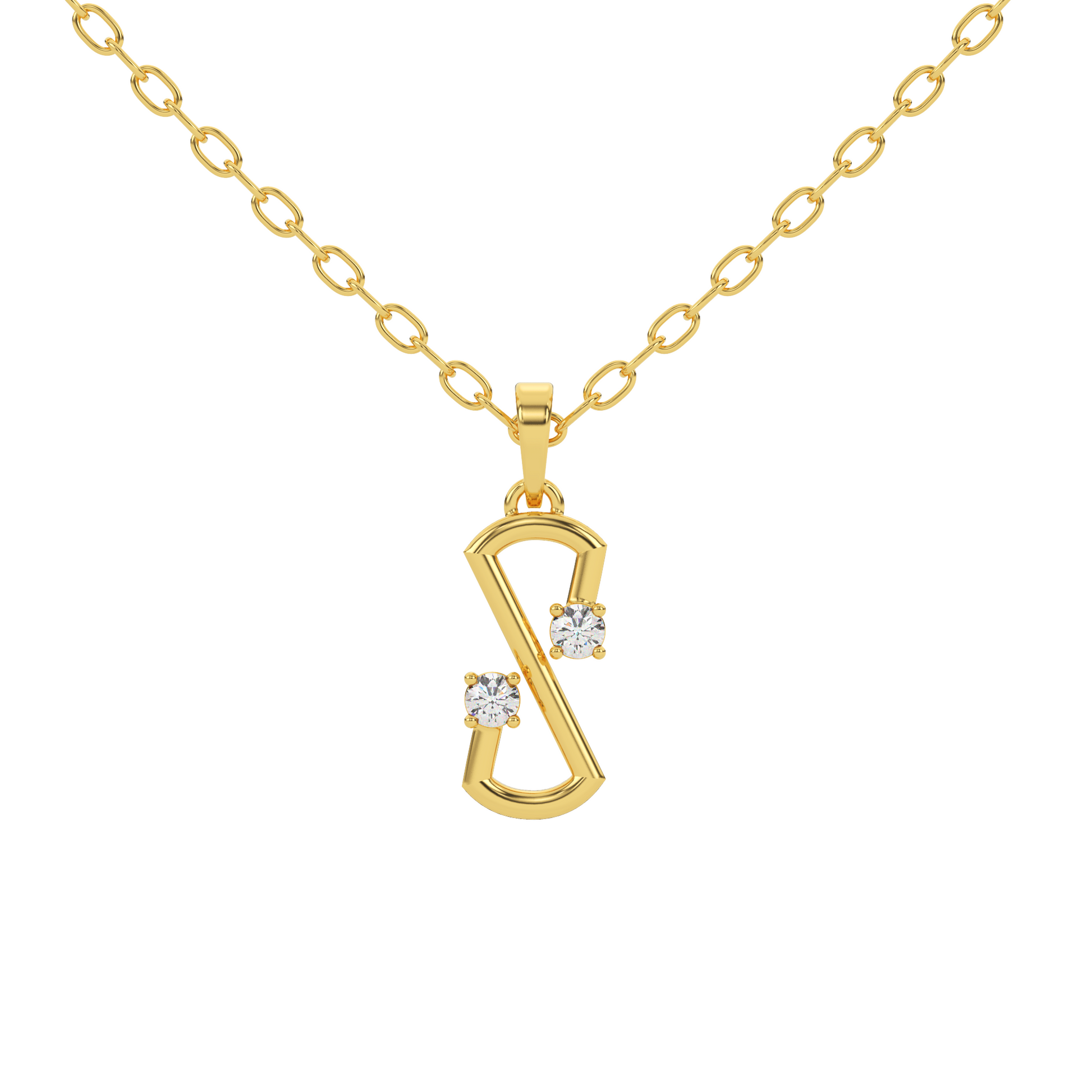 14 Kt Yellow Gold Diamond Charms & Pendants