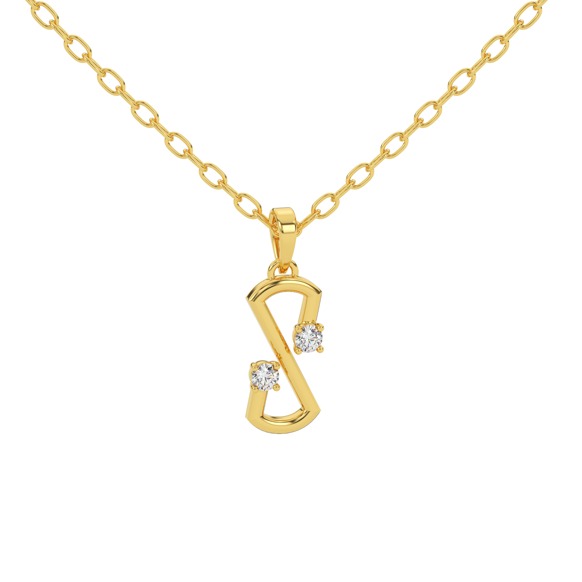 14 Kt Yellow Gold Diamond Charms & Pendants