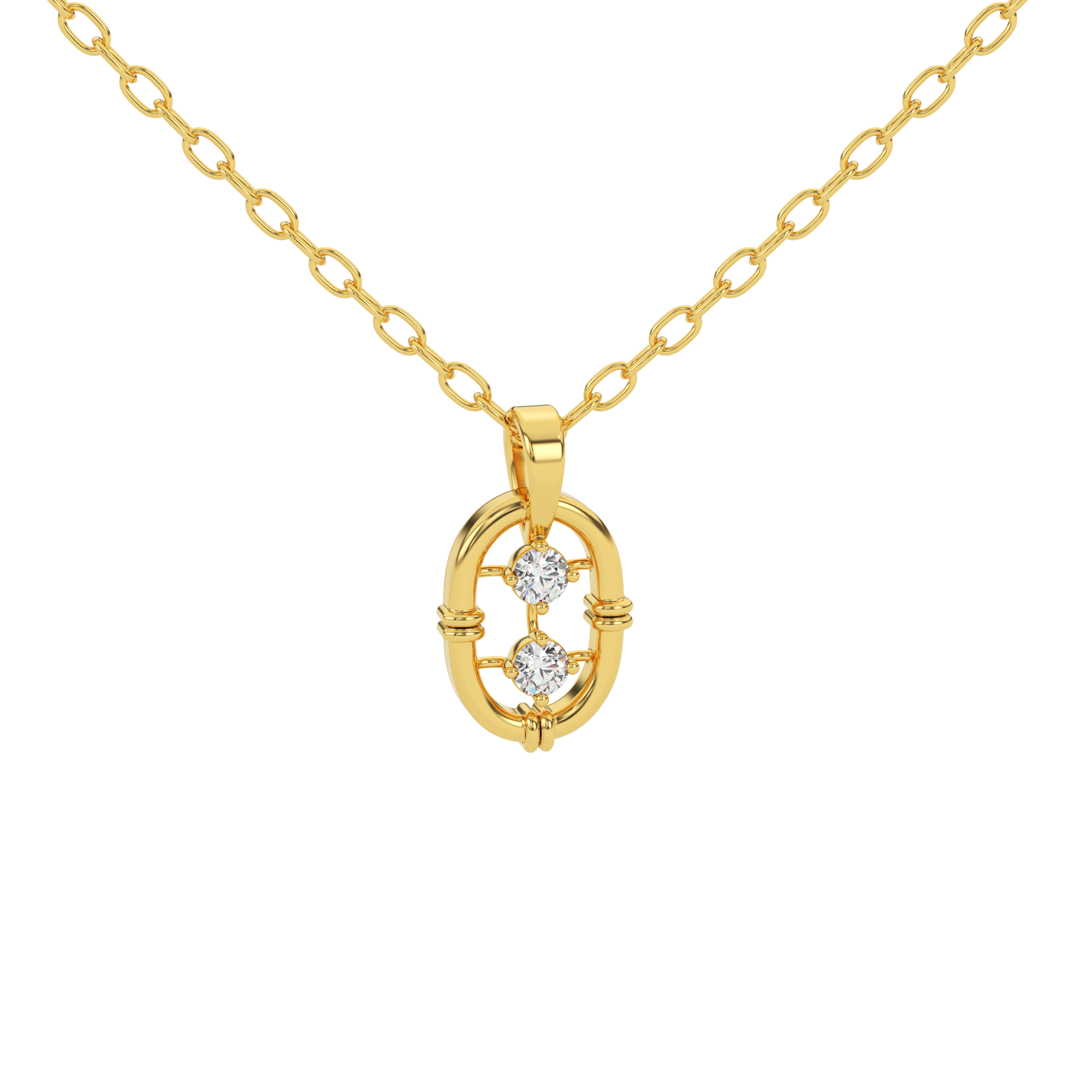 Celestial Elegance Natural Diamond Pendant